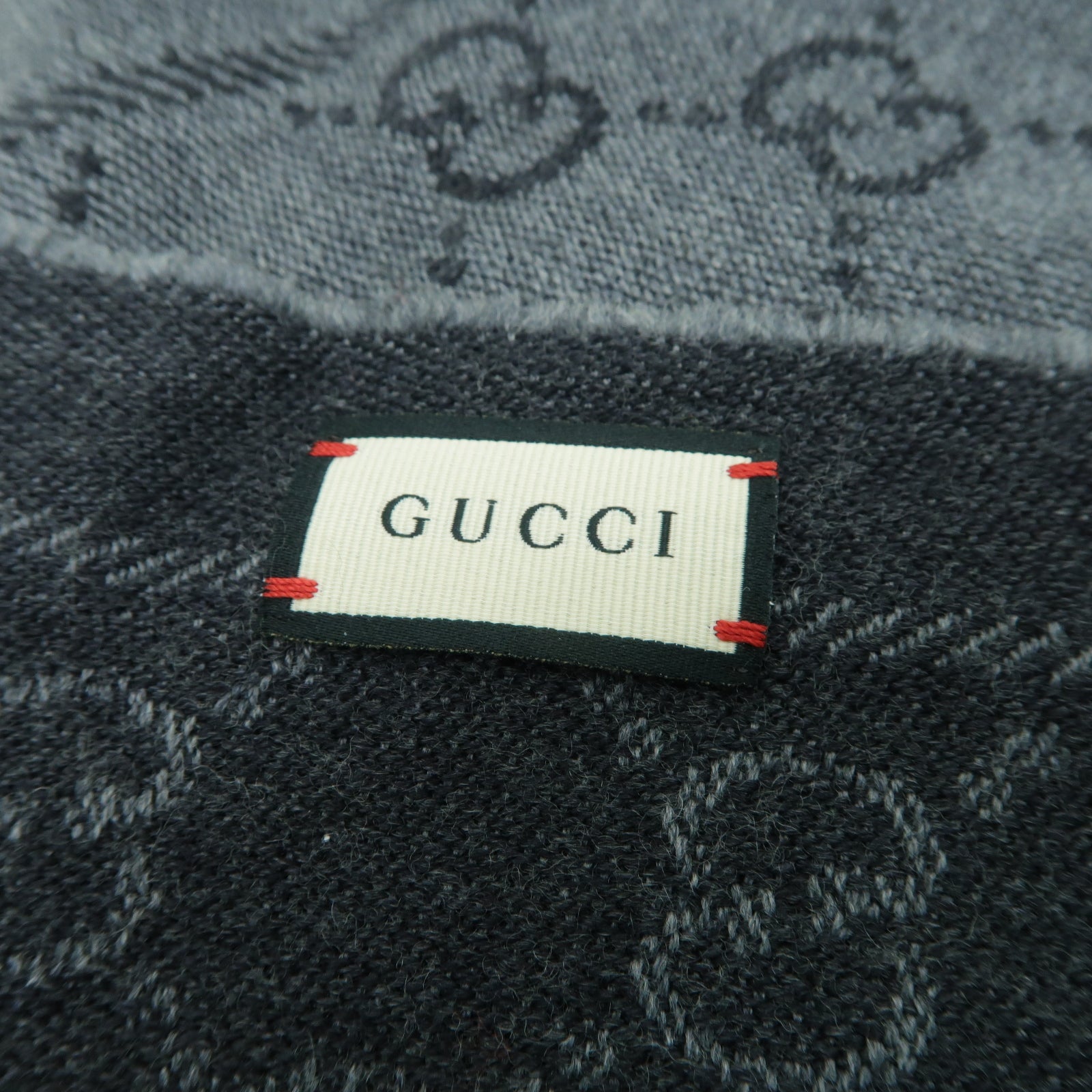 GUCCI 羊毛Muffler/Scarf圍巾灰色