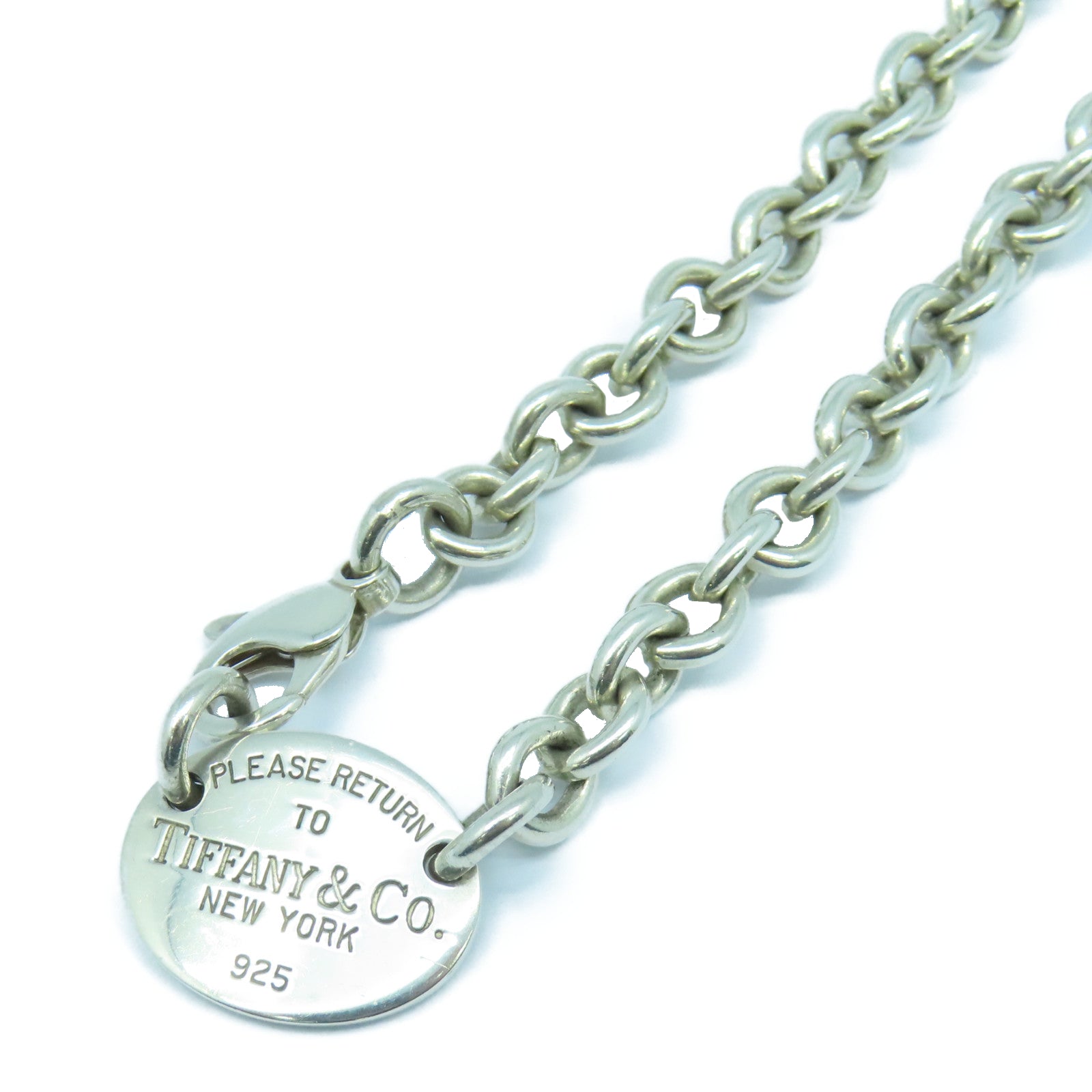 TIFFANY＆CO 925純銀Necklace項鏈銀色