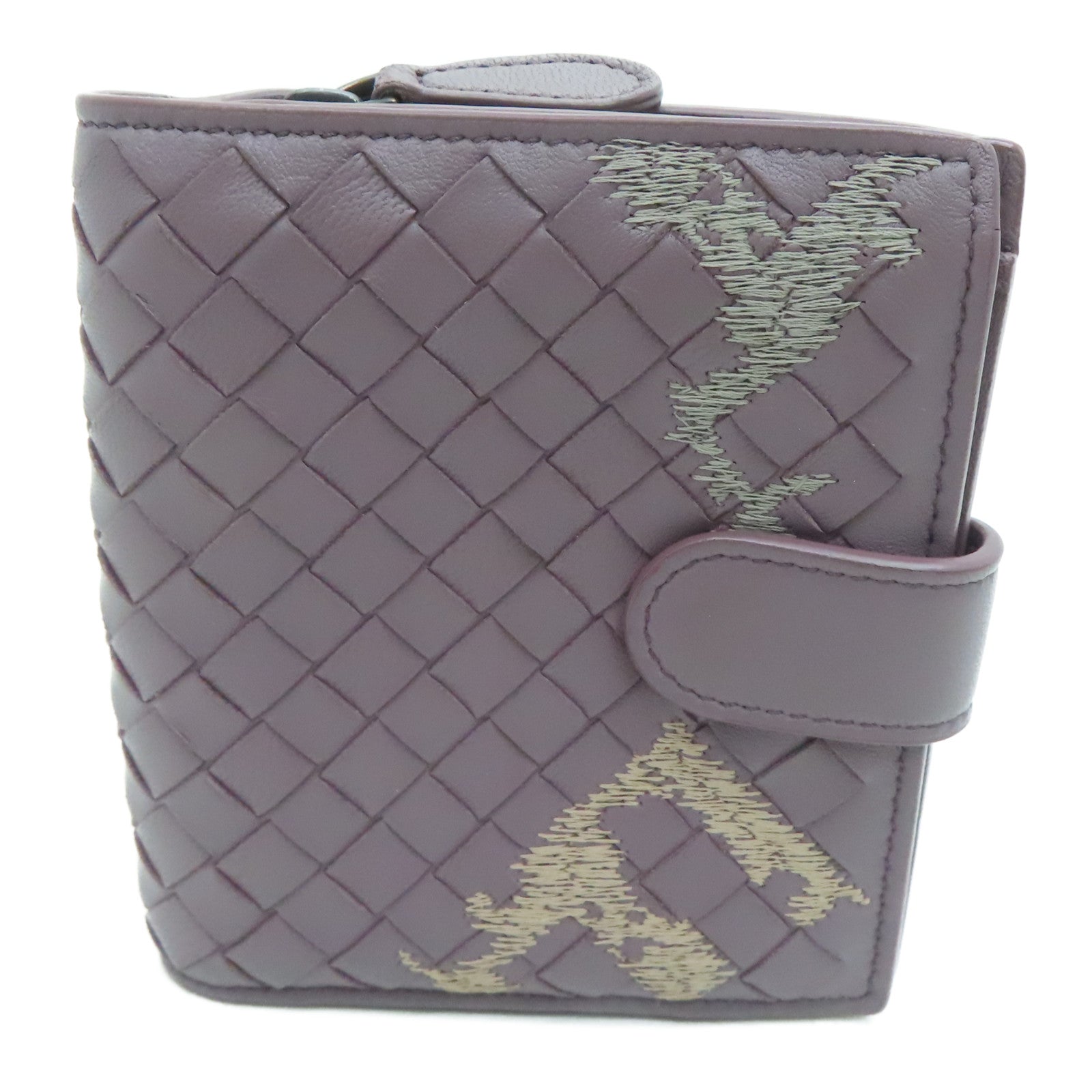 BOTTEGA VENETA 【激減優惠】羊皮皮革Wallet錢包紫色