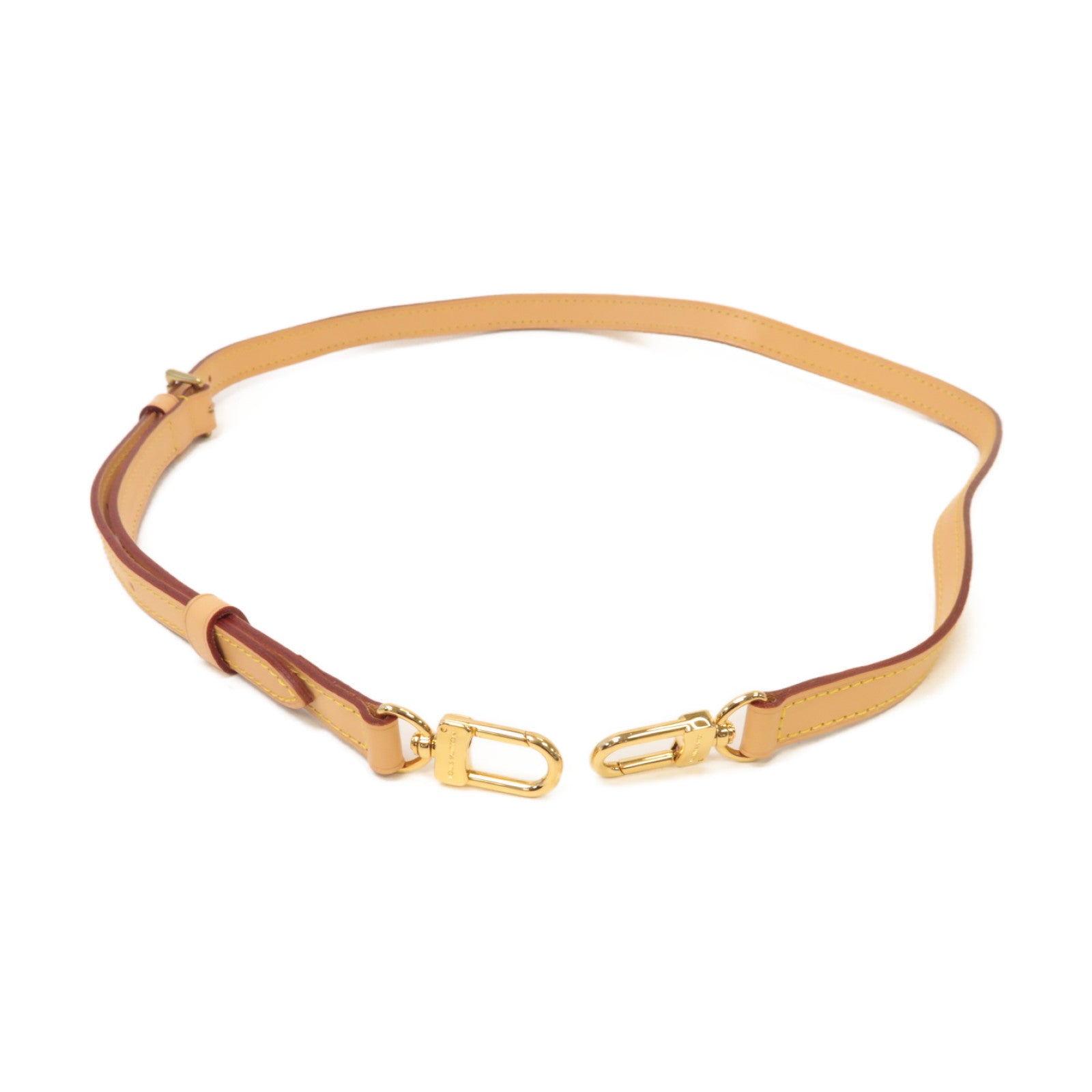 LOUIS VUITTON 皮革Shoulder Strap金扣肩帶啡色