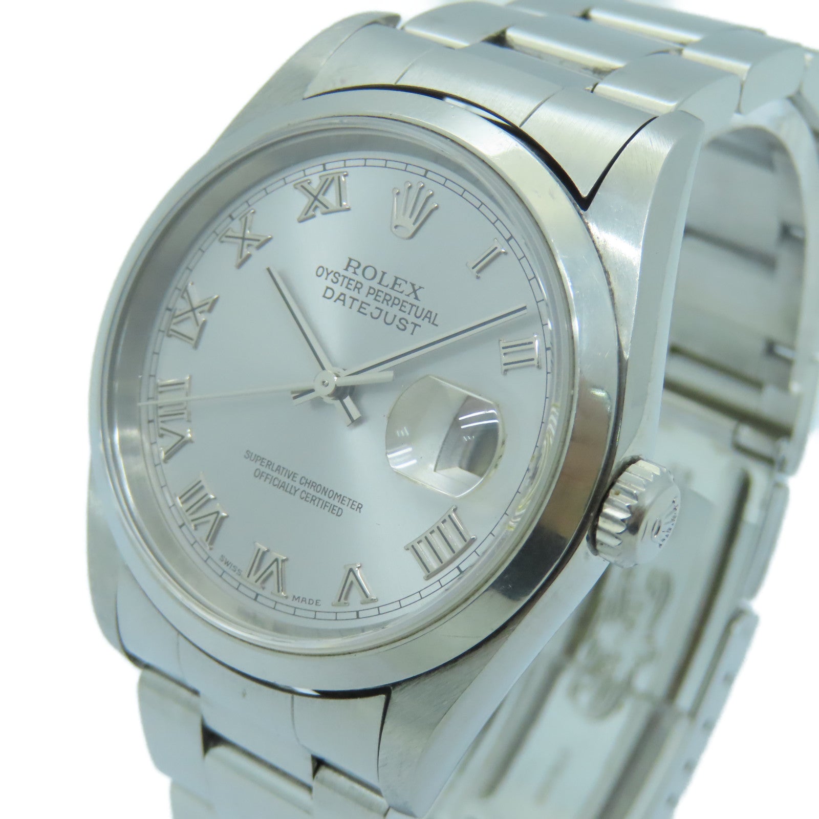 ROLEX Datejust不锈钢手表自动机芯银色