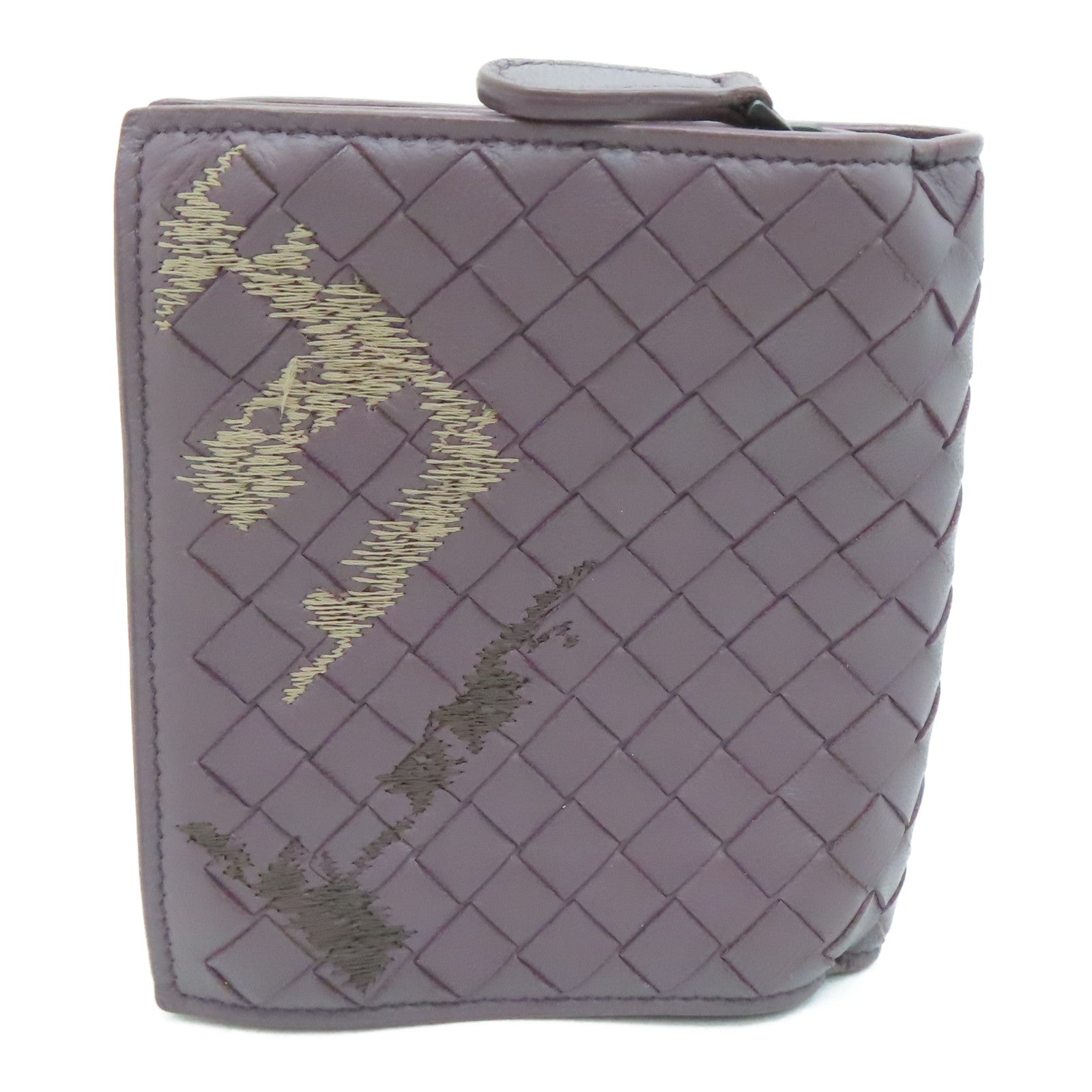 BOTTEGA VENETA 【激減優惠】羊皮皮革Wallet錢包紫色