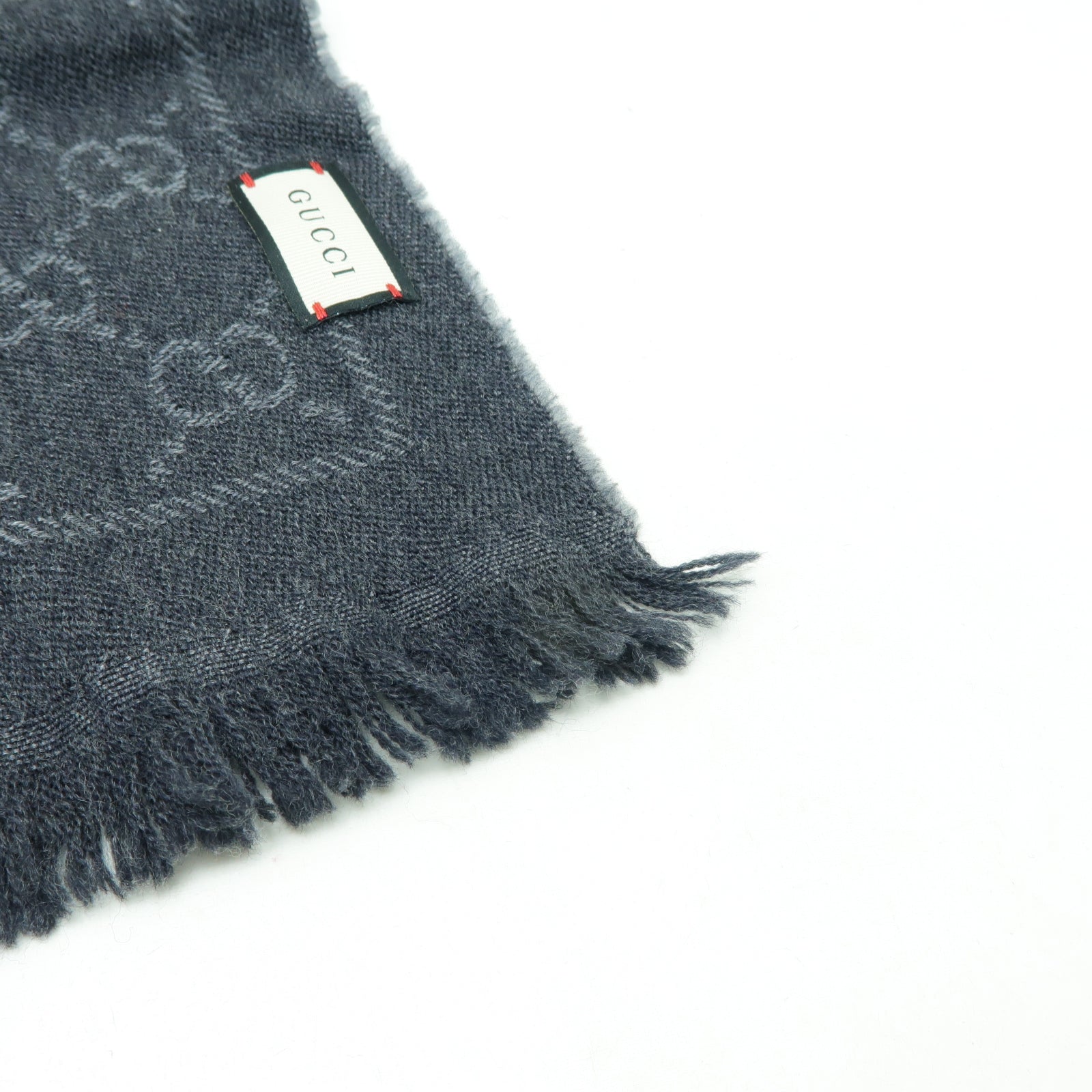 GUCCI 羊毛Muffler/Scarf圍巾灰色