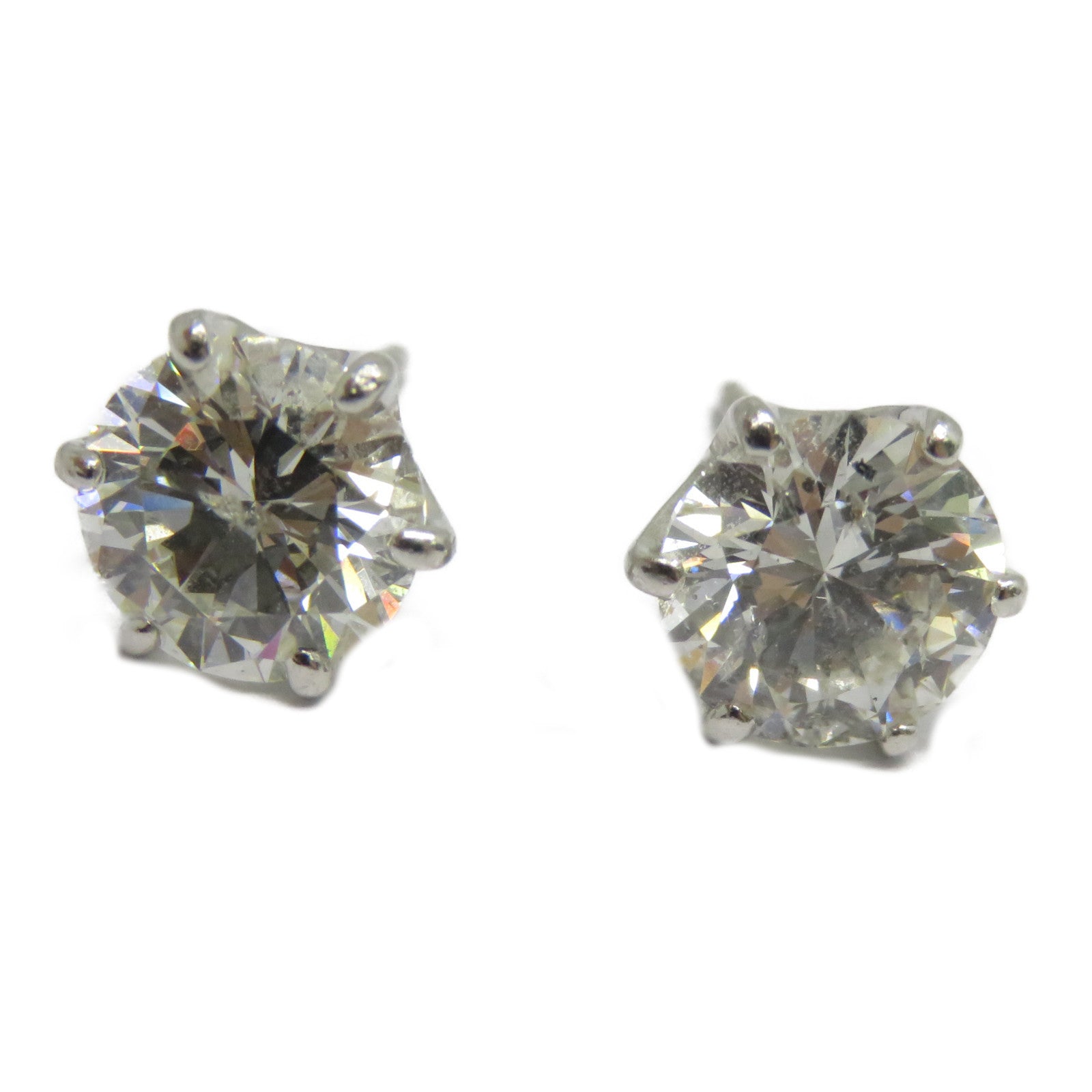 JEWELRY 18K白金Diamond Earrings鑽石耳環