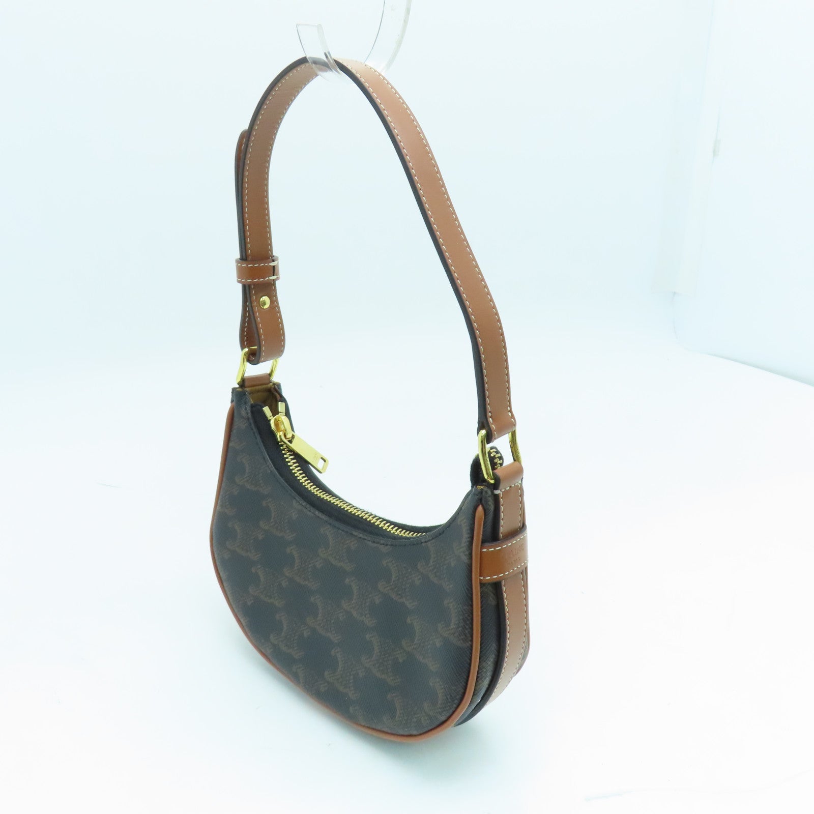 CELINE 涂层帆布AVA Mini Bag金扣手挽袋/肩背袋