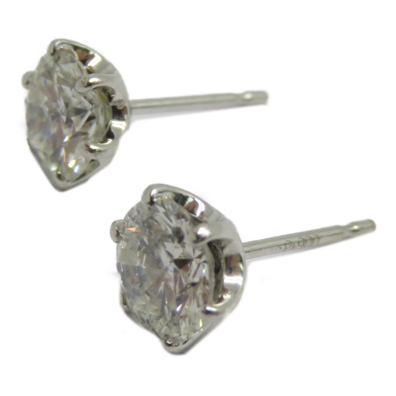 JEWELRY 18K白金Diamond Earrings鑽石耳環