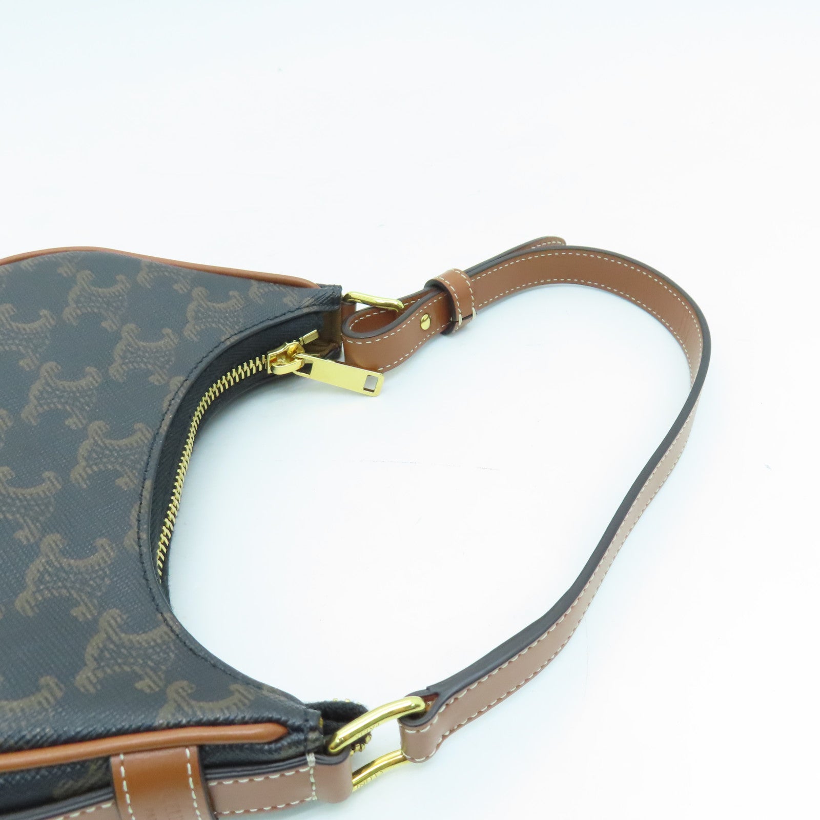 CELINE 涂层帆布AVA Mini Bag金扣手挽袋/肩背袋