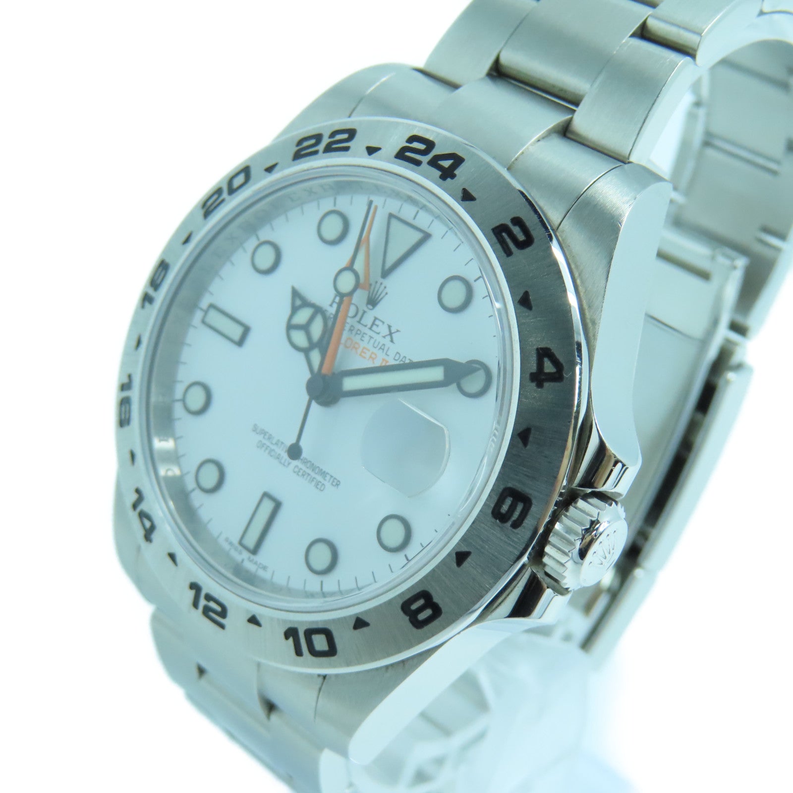 ROLEX Explorer II不鏽鋼手錶自動機芯白色