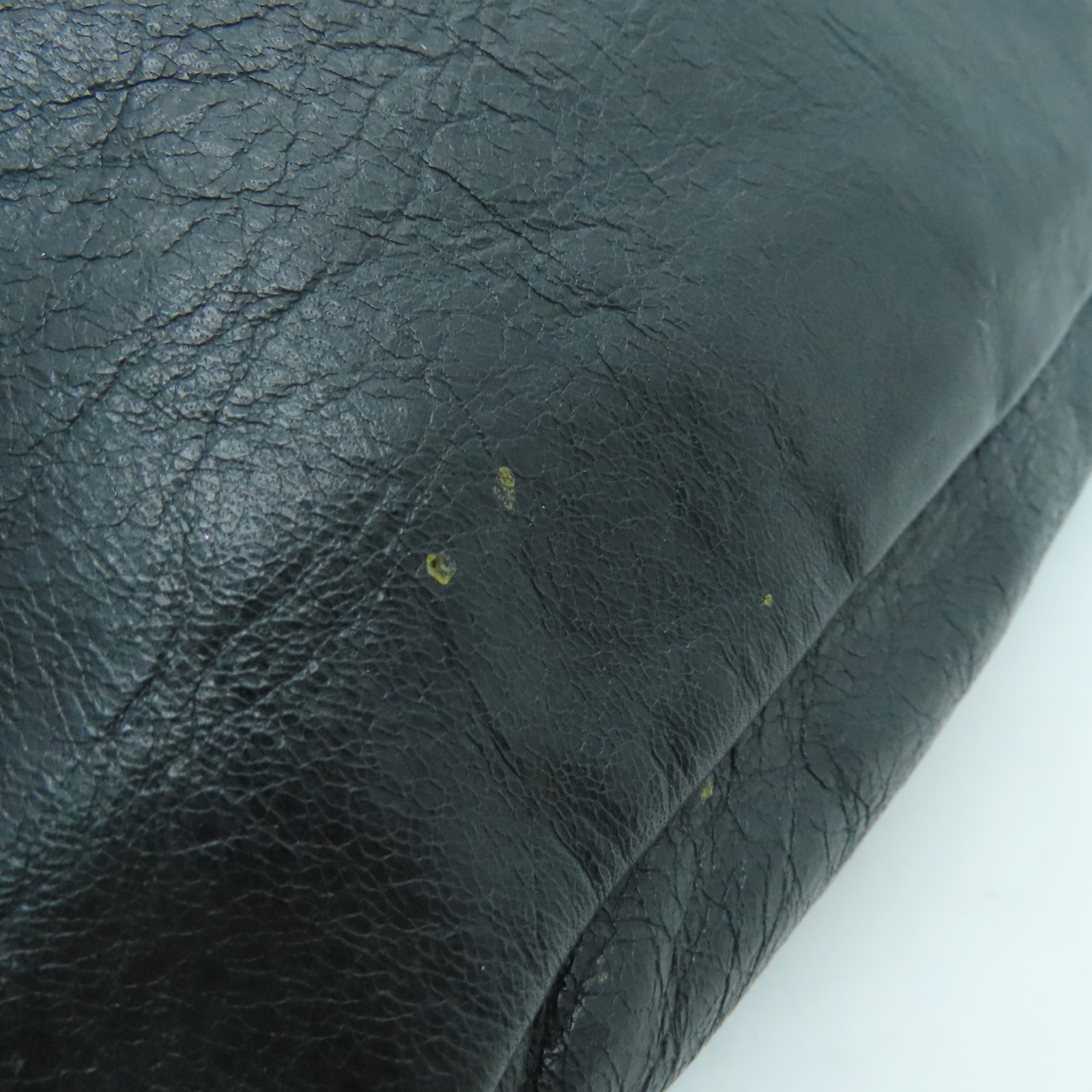 BALENCIAGA 牛皮皮革City Bag金扣手挽肩背兩用袋灰色