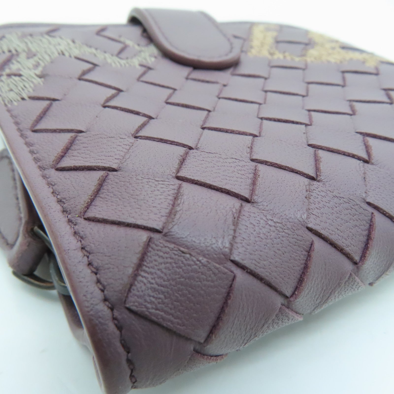 BOTTEGA VENETA 【激減優惠】羊皮皮革Wallet錢包紫色