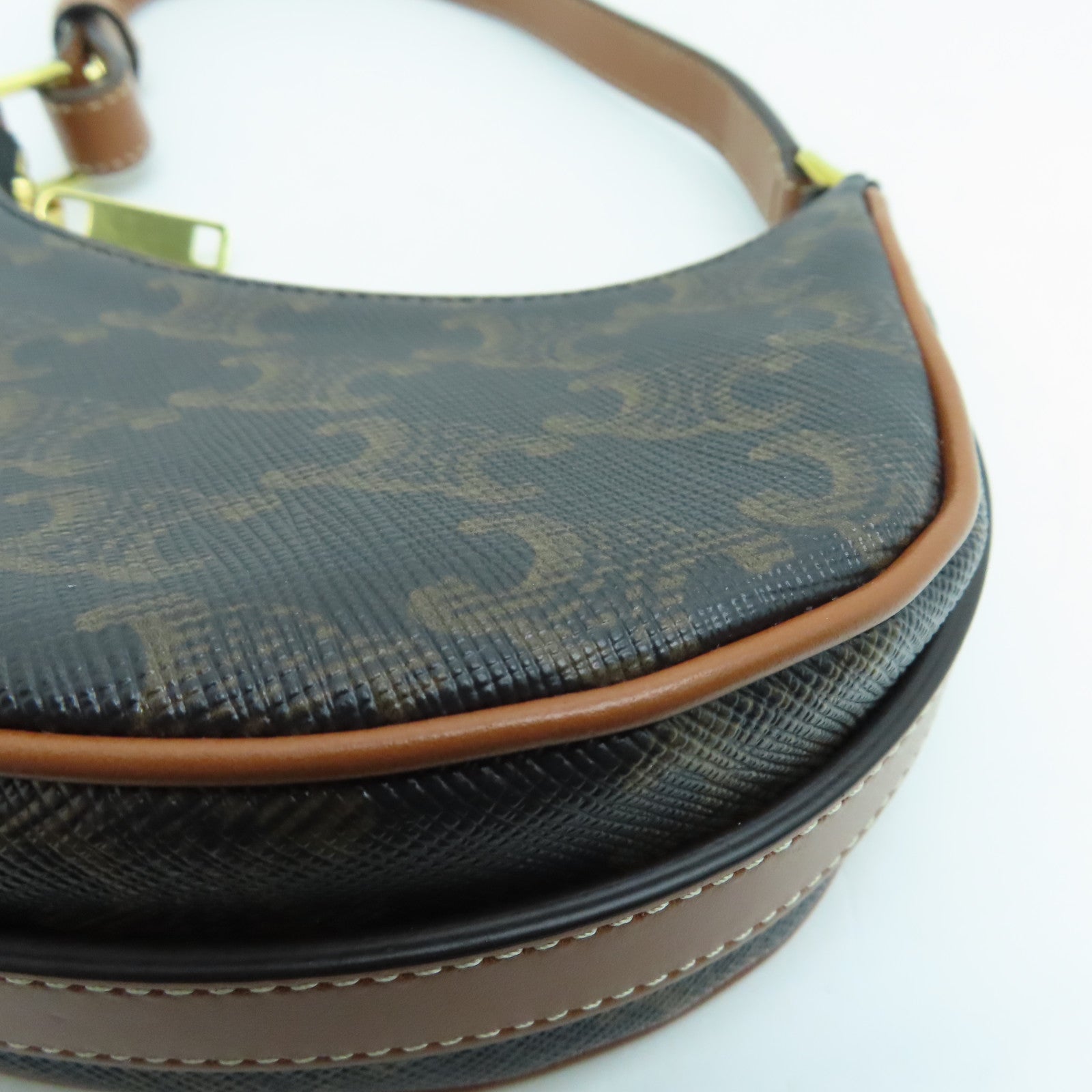 CELINE 涂层帆布AVA Mini Bag金扣手挽袋/肩背袋