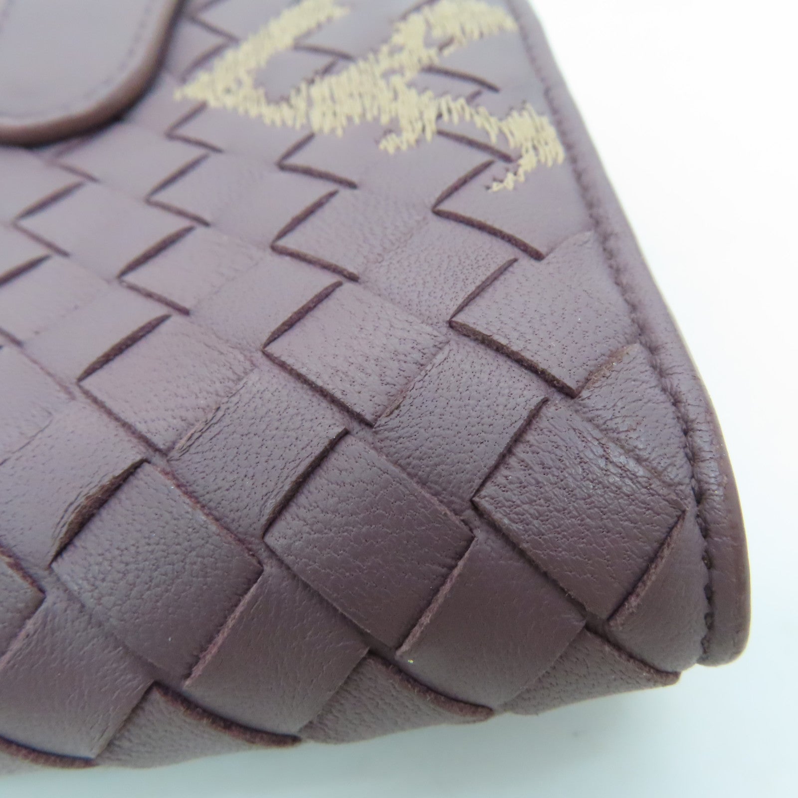 BOTTEGA VENETA 【激減優惠】羊皮皮革Wallet錢包紫色