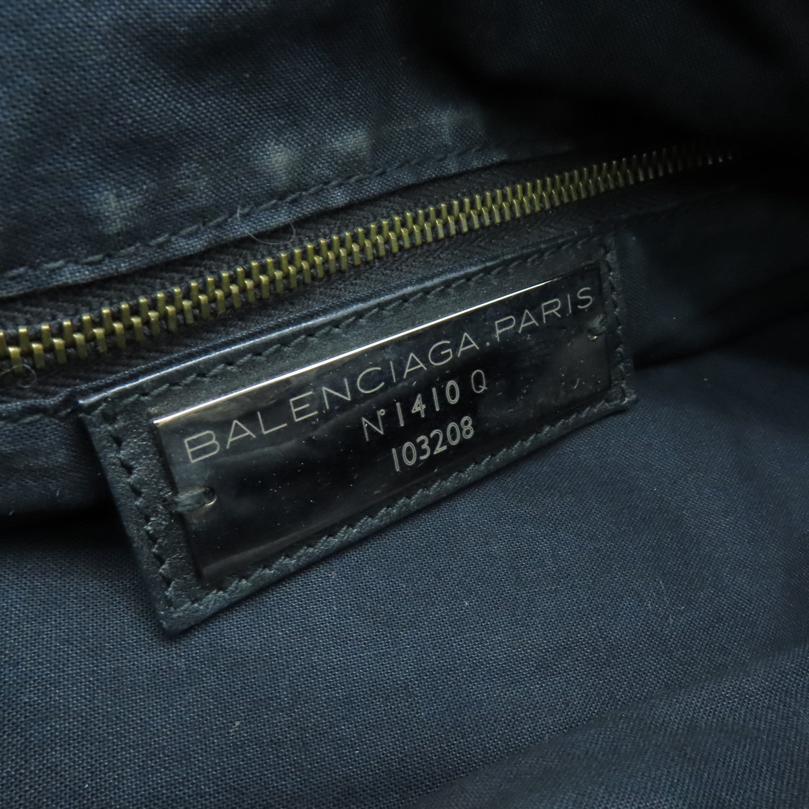 BALENCIAGA 牛皮皮革City Bag金扣手挽肩背兩用袋灰色
