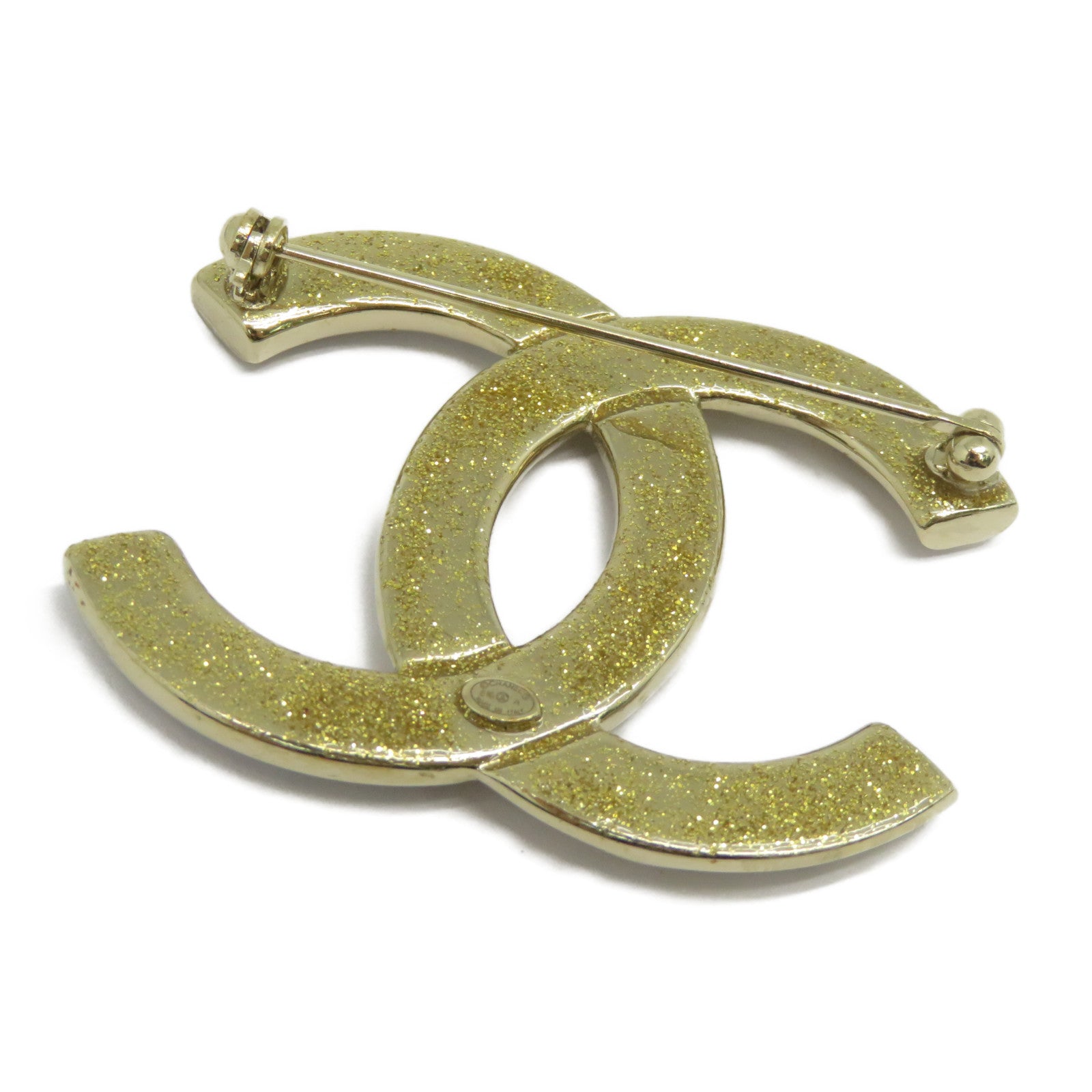 CHANEL 金屬Brooch胸針金色