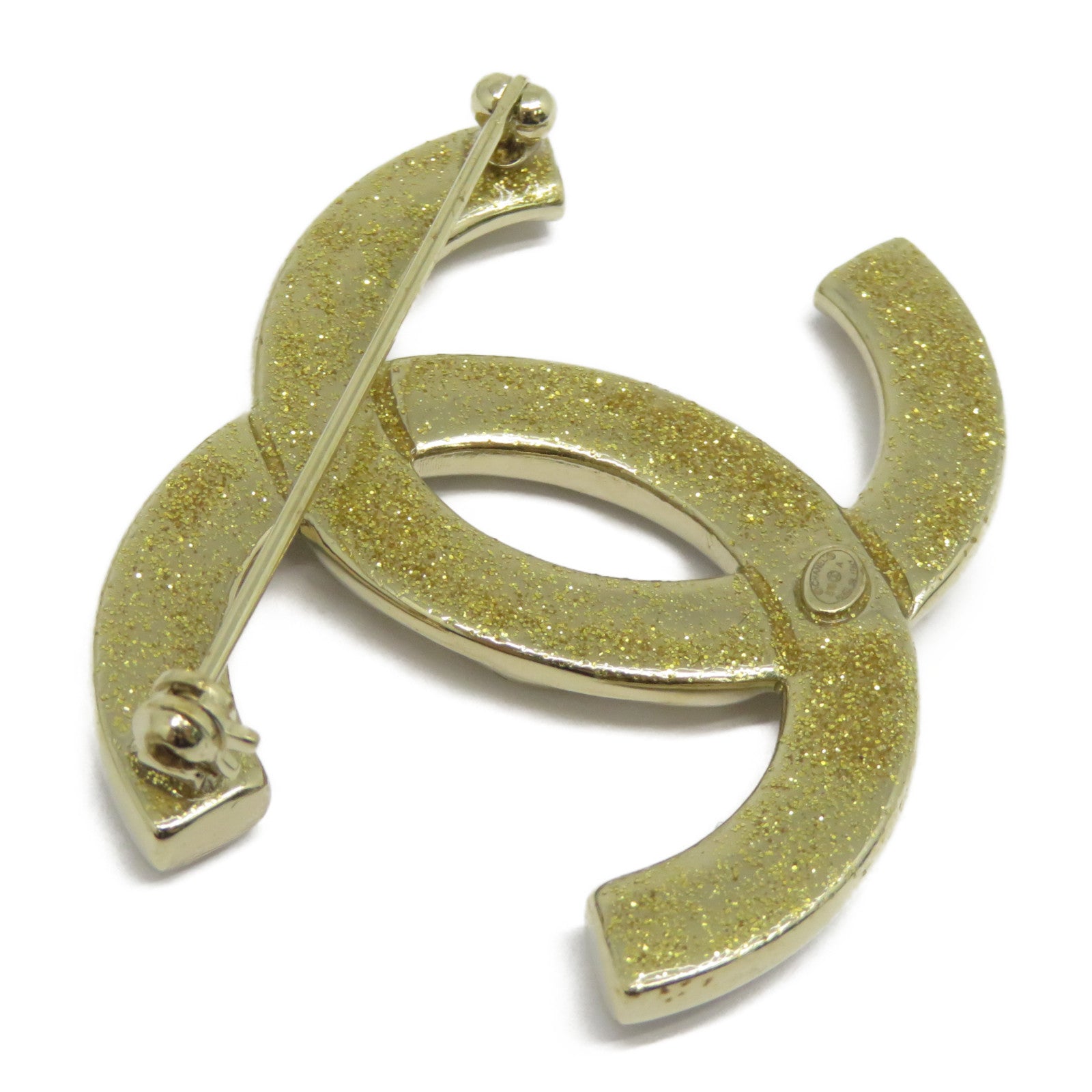 CHANEL 金屬Brooch胸針金色