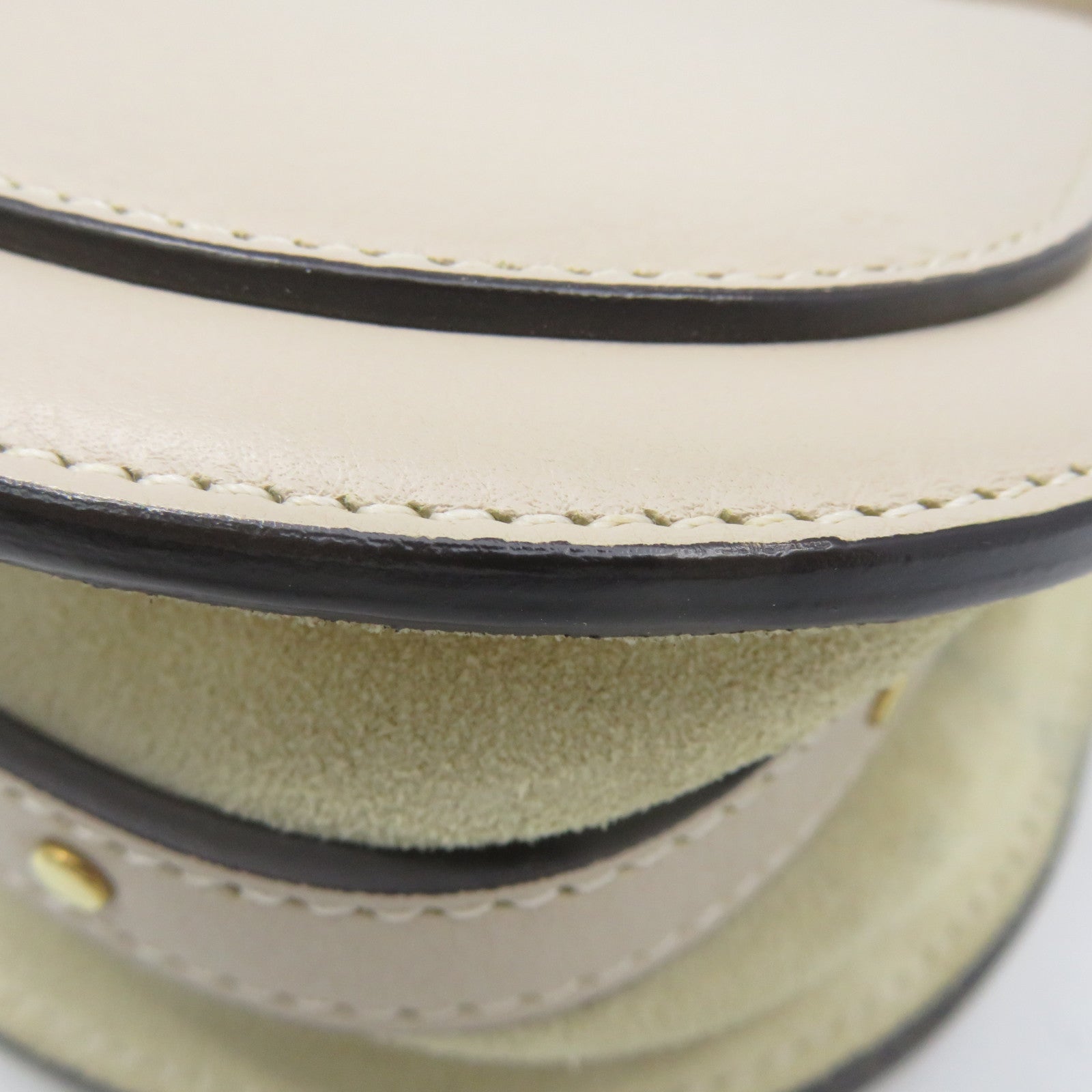 Chloe cowhide leather 2Way Shoulder Bag handle shoulder bag apricot color