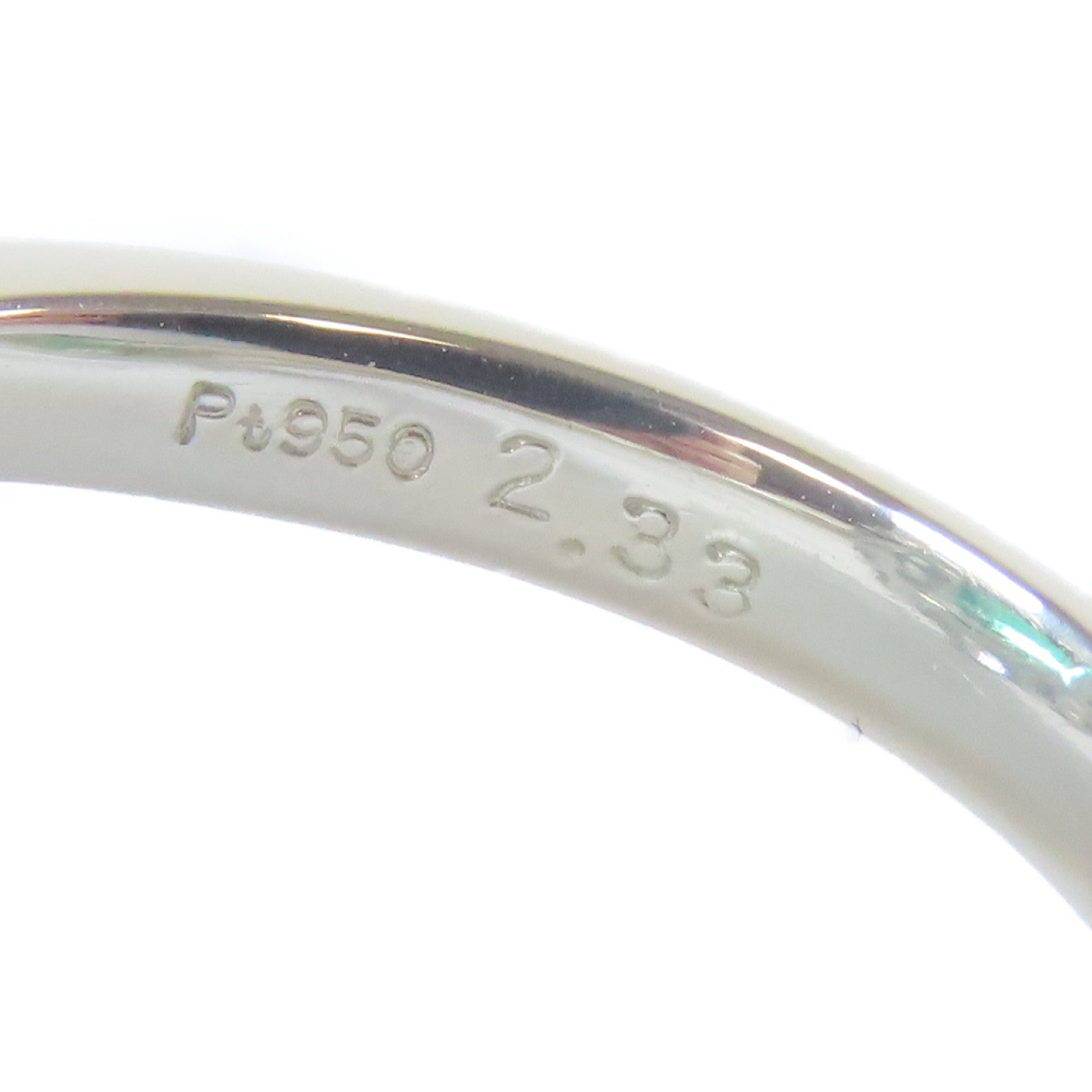 JEWELRY PT鉑金Emerald/Diamond Ring 2.33ct綠寶石/1.84ct鑽石戒指US#6.5