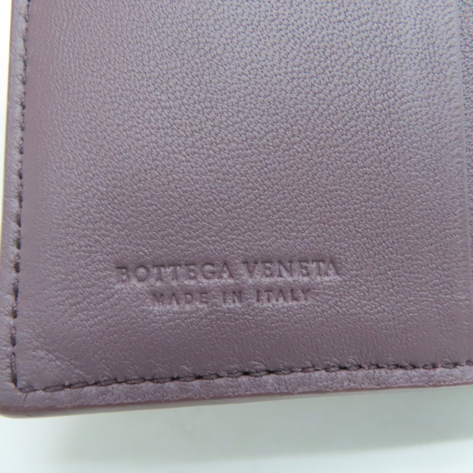 BOTTEGA VENETA 【激減優惠】羊皮皮革Wallet錢包紫色