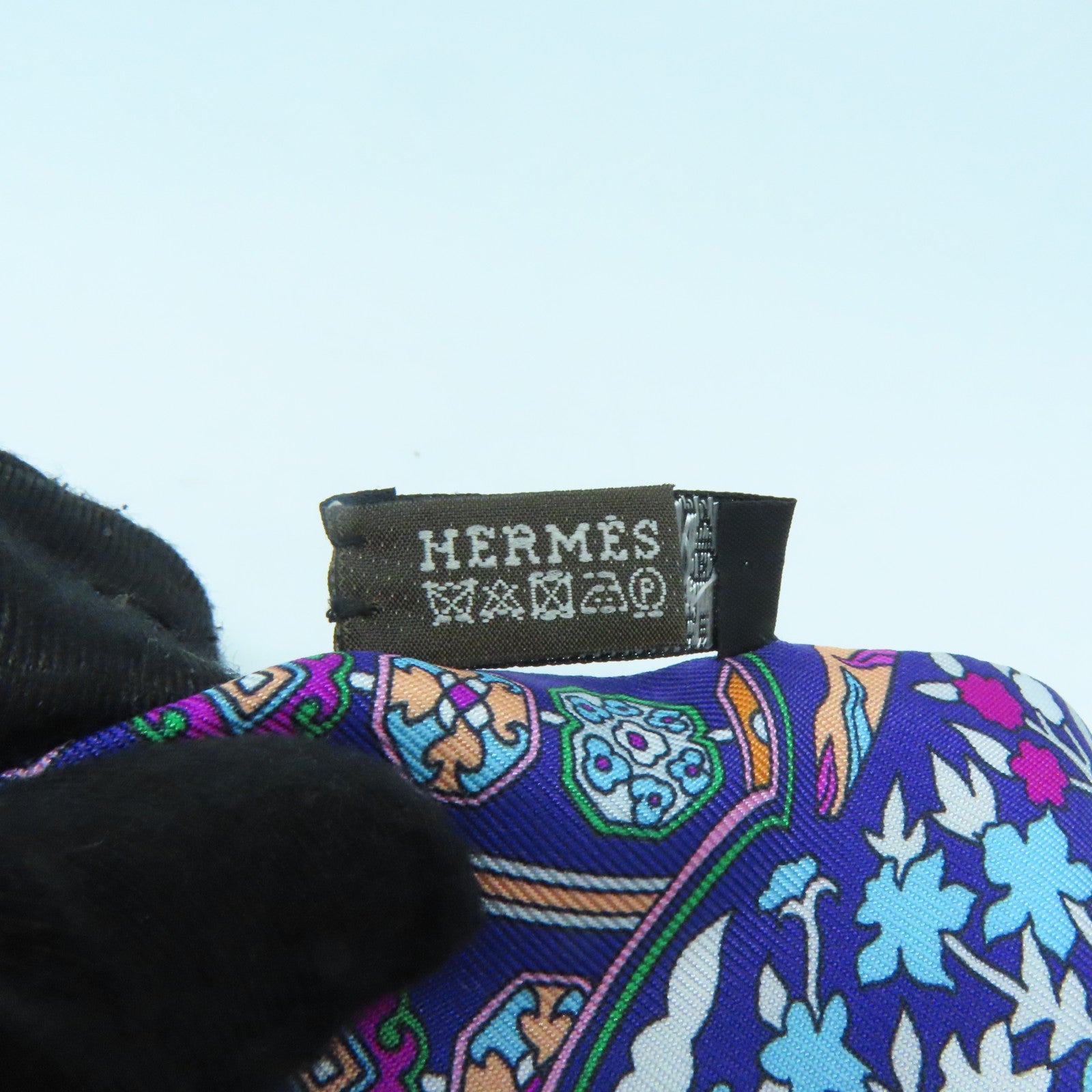 HERMES 丝质Twilly丝巾蓝色/绿色/彩色