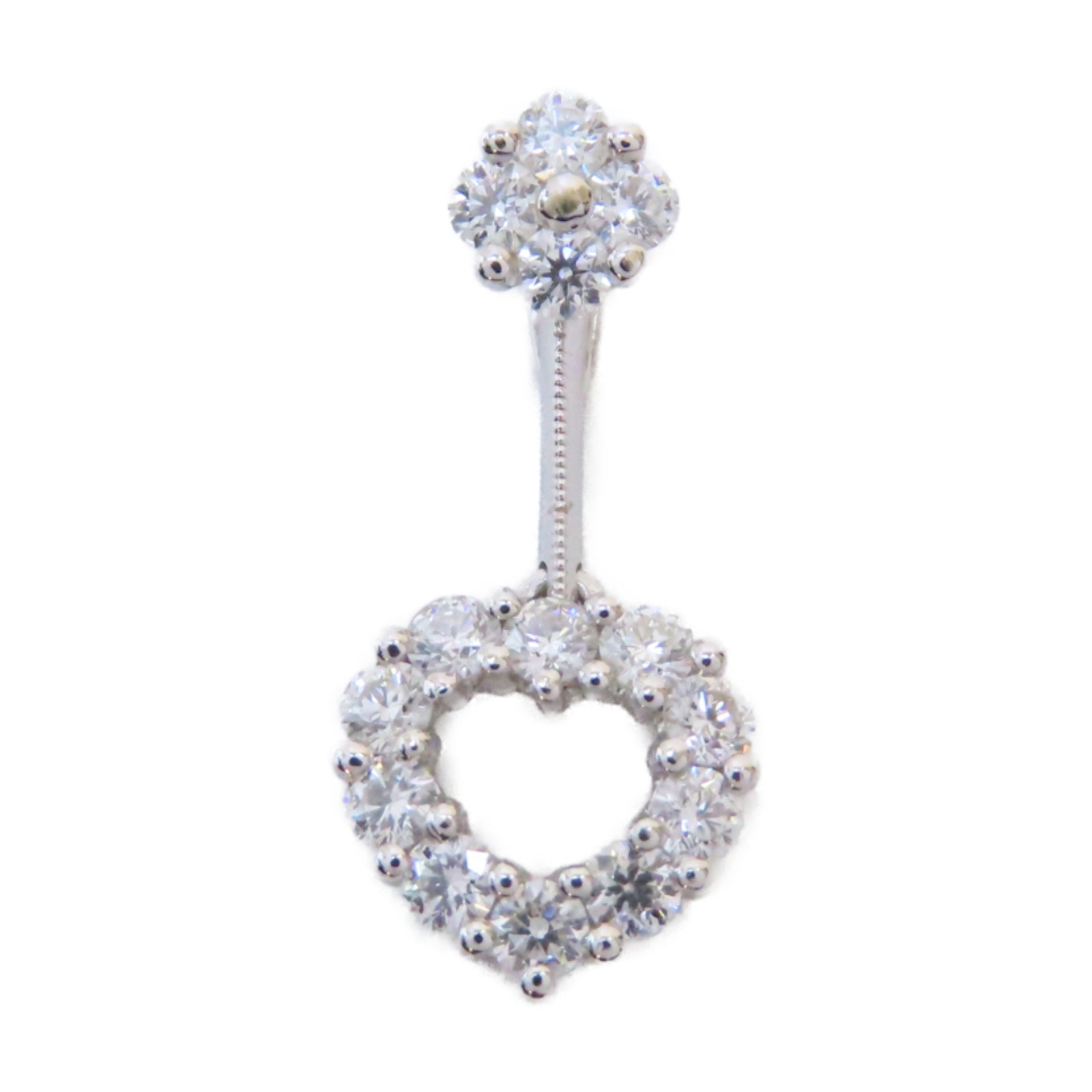 JEWELRY 18K白金Diamond Pendant 0.54ct鑽石吊墜