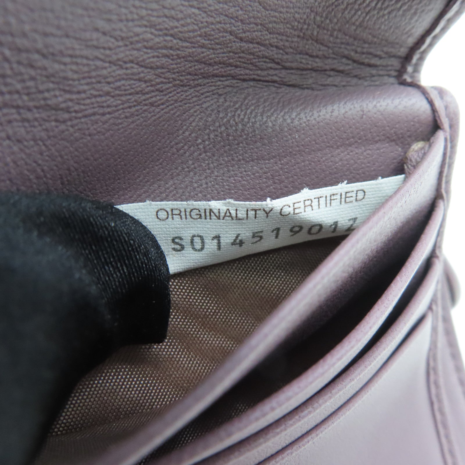 BOTTEGA VENETA 【激減優惠】羊皮皮革Wallet錢包紫色