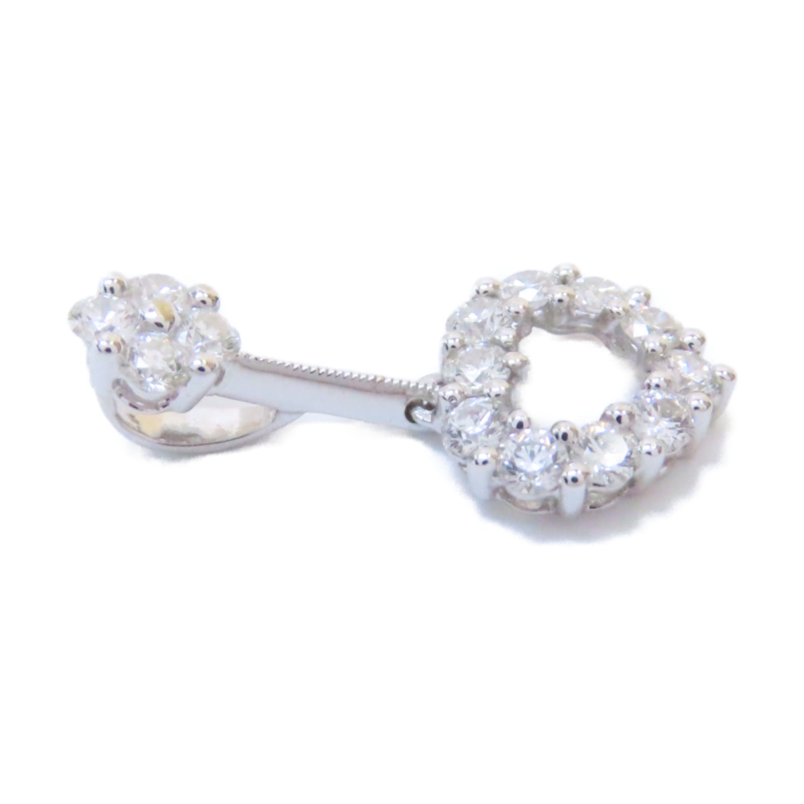 JEWELRY 18K白金Diamond Pendant 0.54ct鑽石吊墜