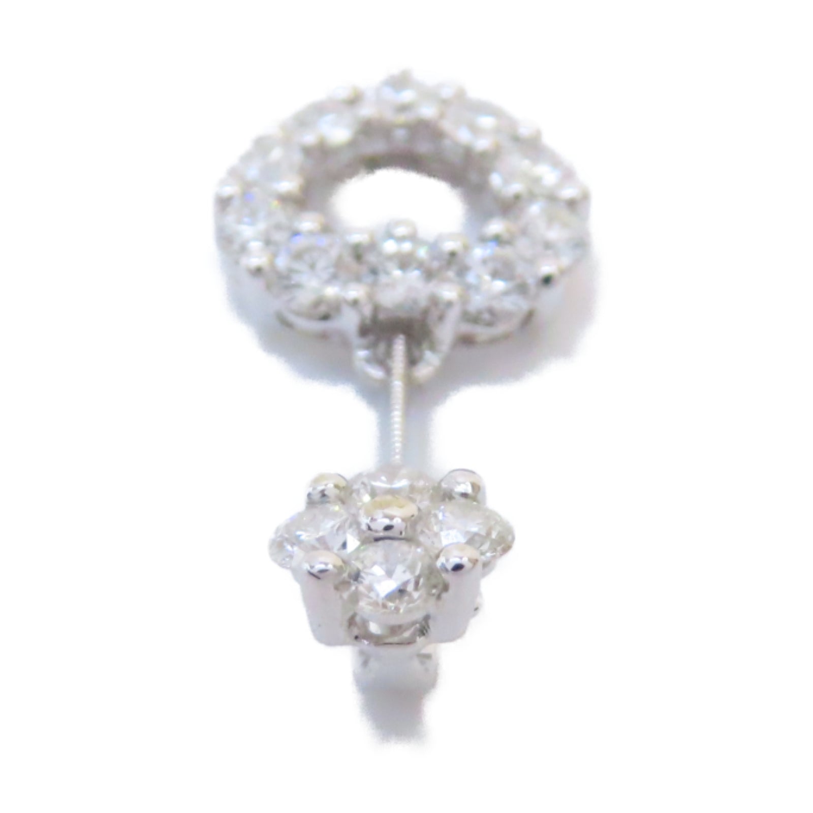 JEWELRY 18K白金Diamond Pendant 0.54ct鑽石吊墜