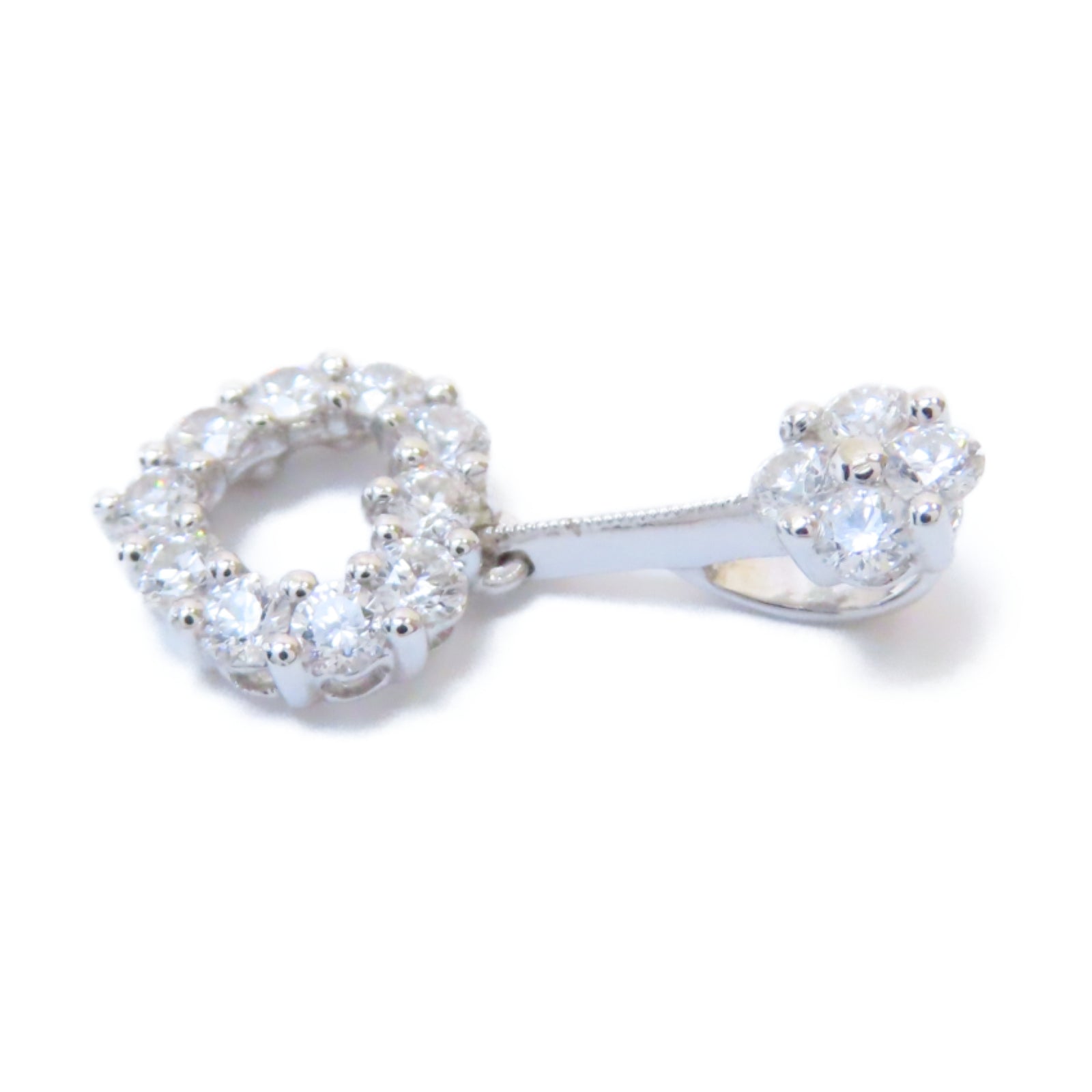 JEWELRY 18K白金Diamond Pendant 0.54ct鑽石吊墜