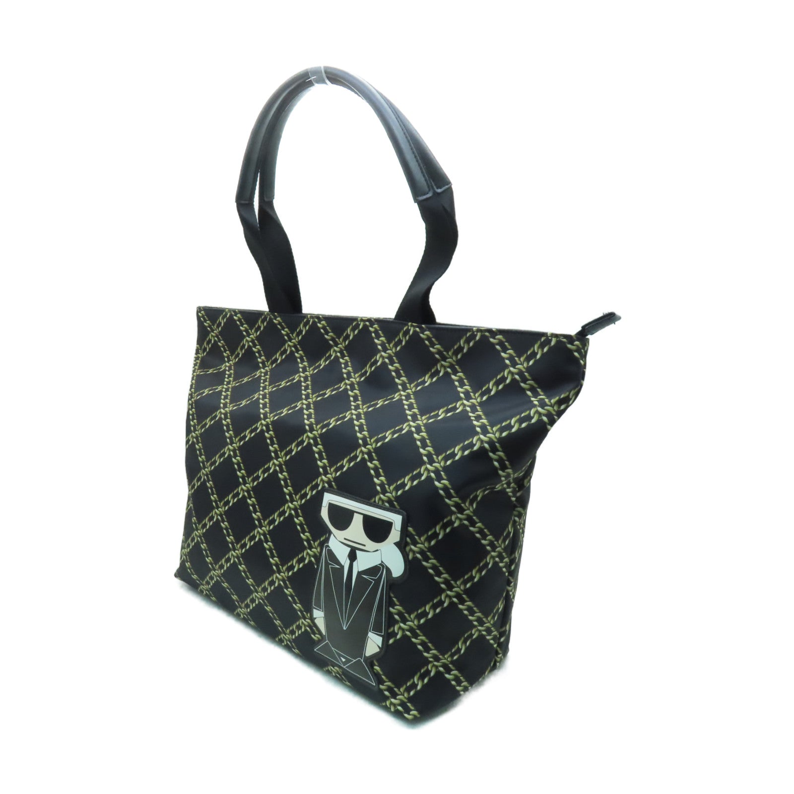 KARL LAGERFELD 尼龍Karl Lagerfeld Tote Bag金扣手挽袋黑色