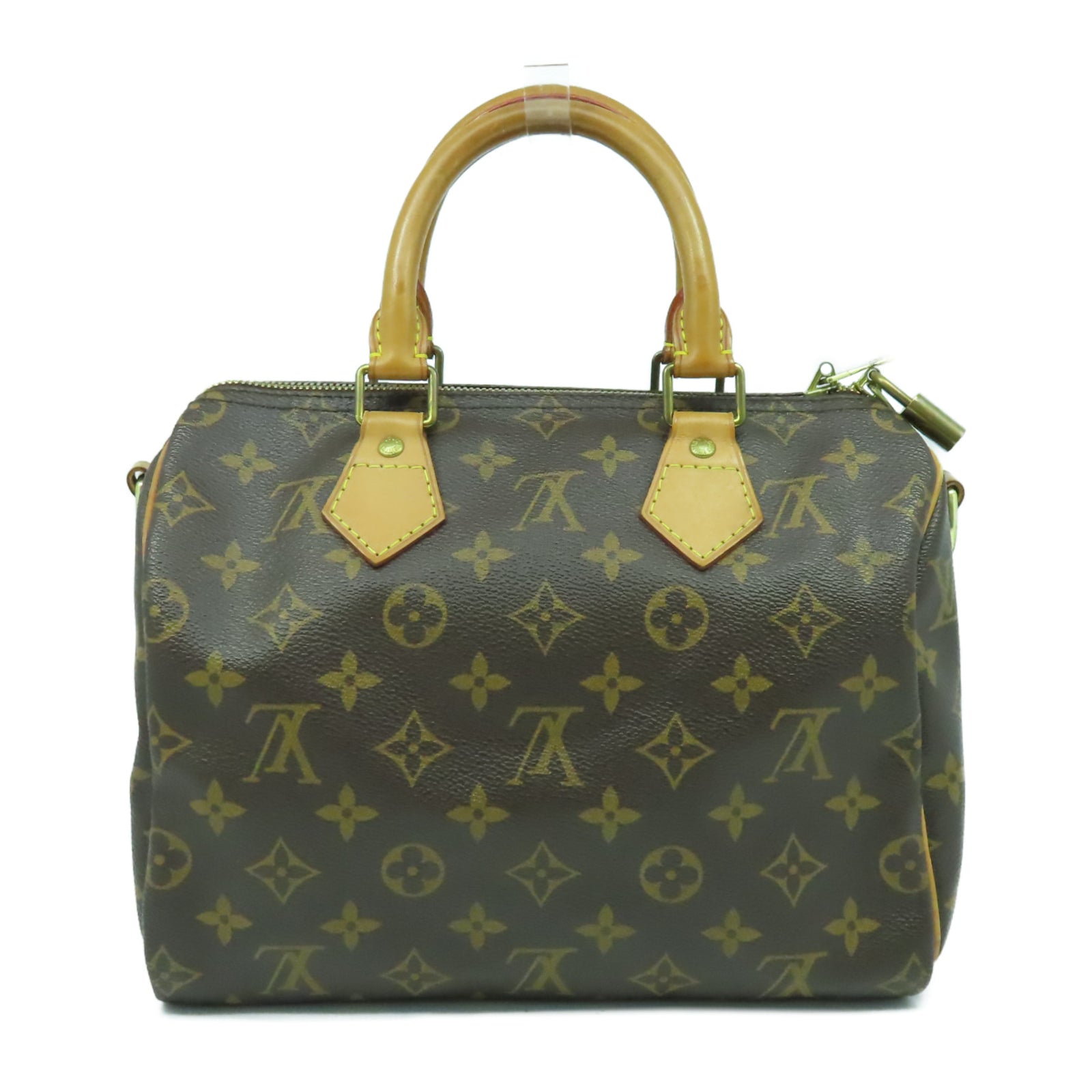 LOUIS VUITTON Monogram Speedy Bandouliere 25金扣手挽肩背兩用袋啡色