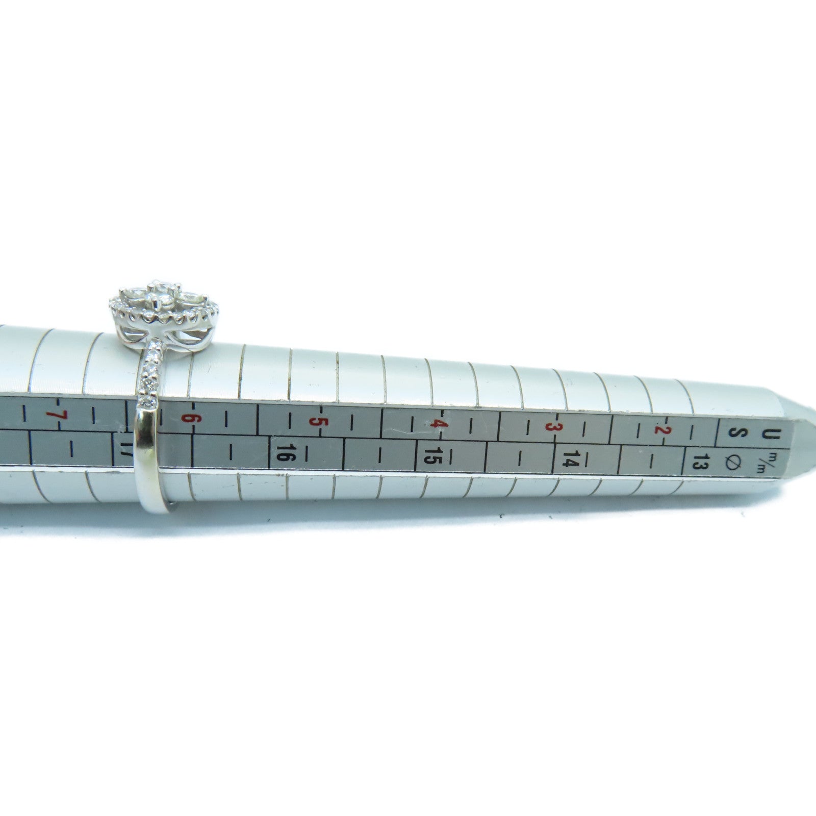 JEWELRY 18K白金Diamond Ring鑽石戒指 US#6.25