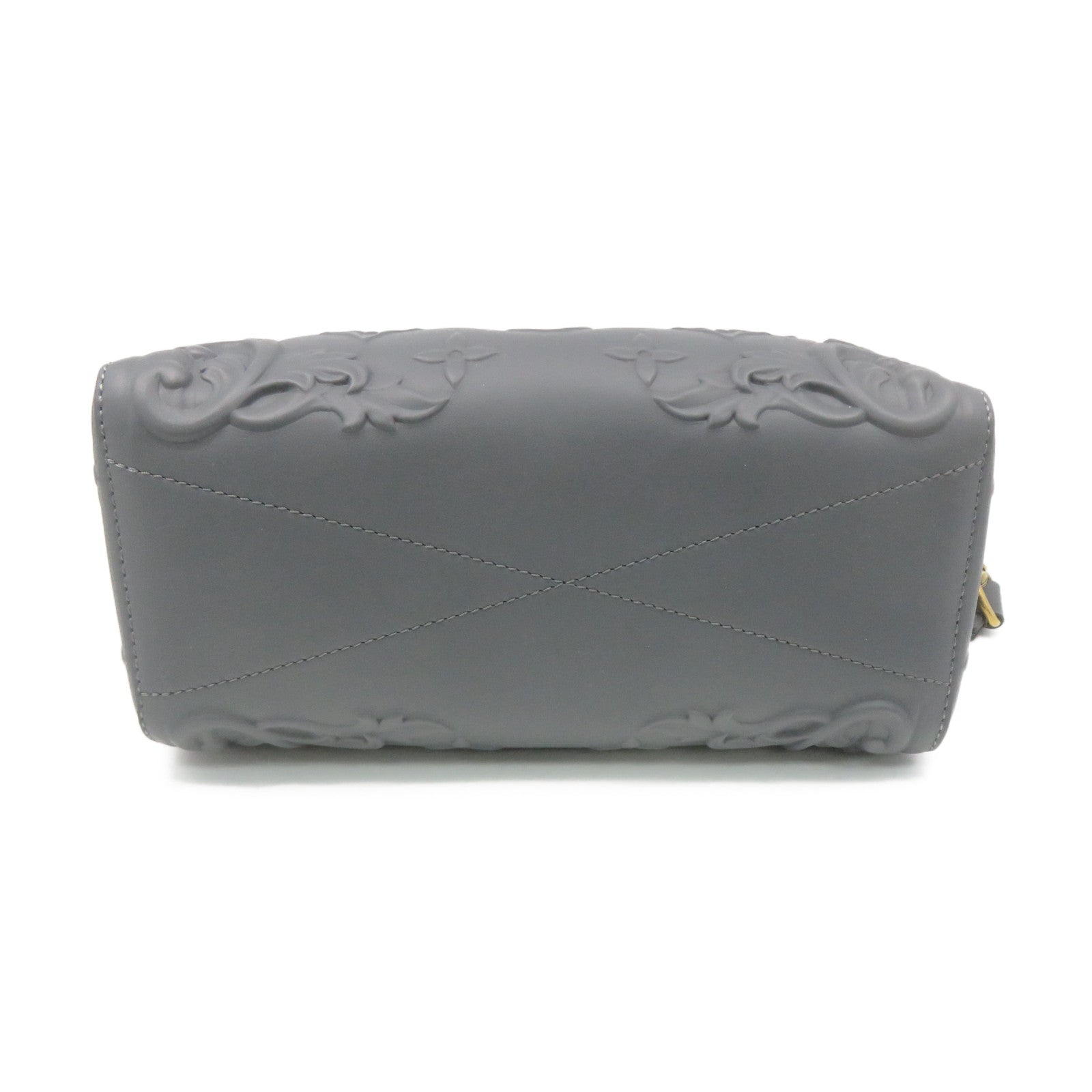 LOUIS VUITTON 牛皮皮革City Keepall Shoulder Bag肩背袋灰色