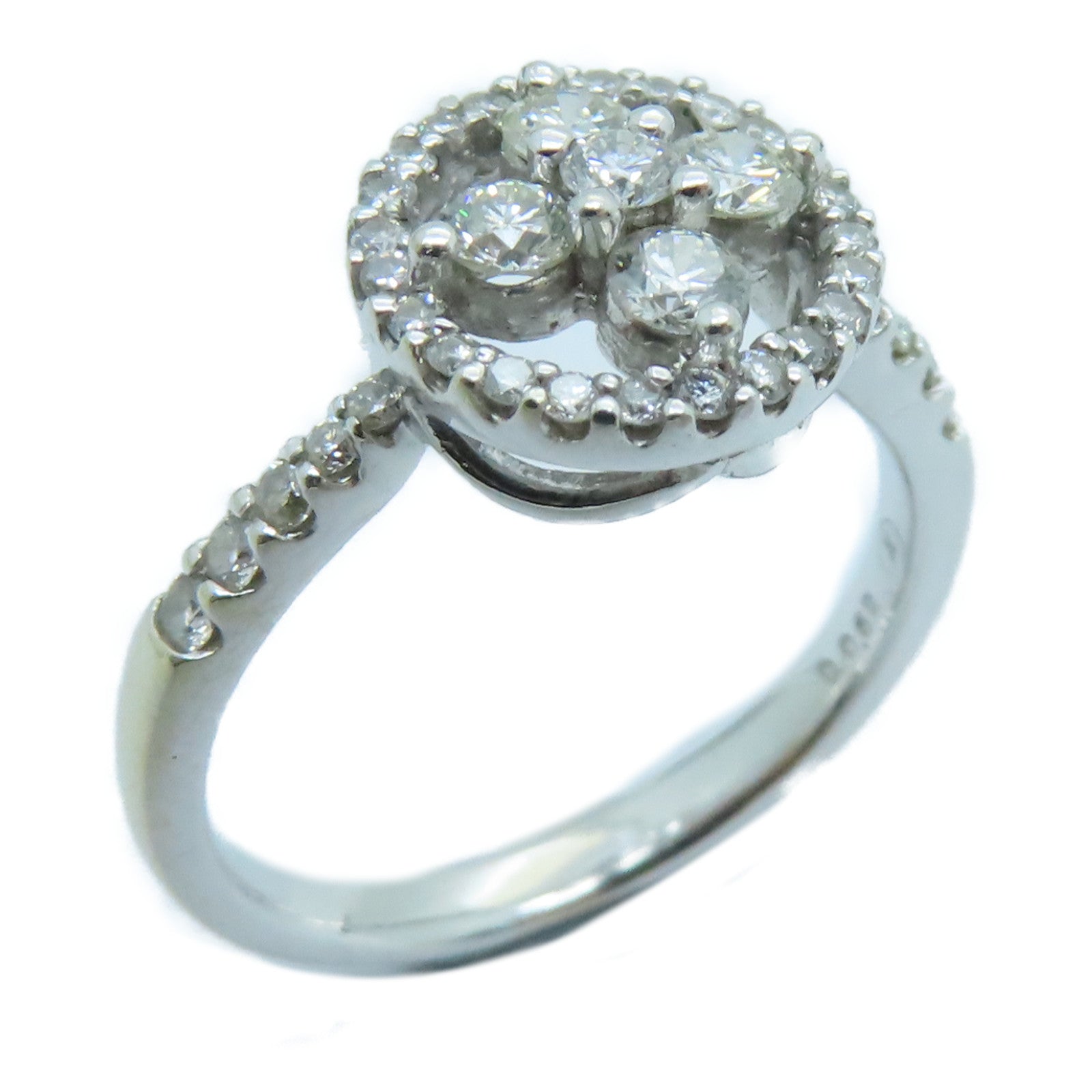 JEWELRY 18K白金Diamond Ring鑽石戒指 US#6.25