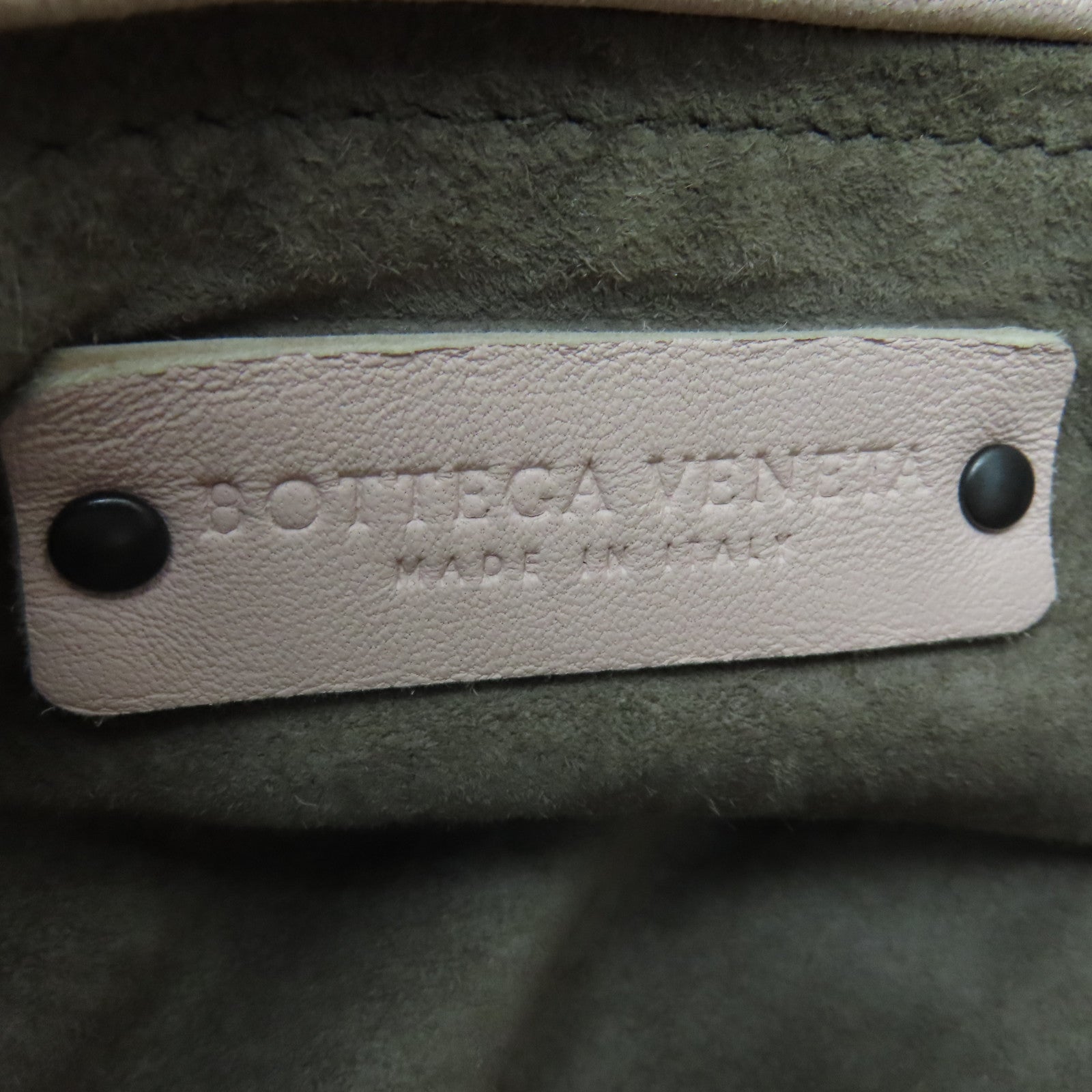 BOTTEGA VENETA 【激減優惠】織紋皮革Shoulder Bag肩背袋粉紅色
