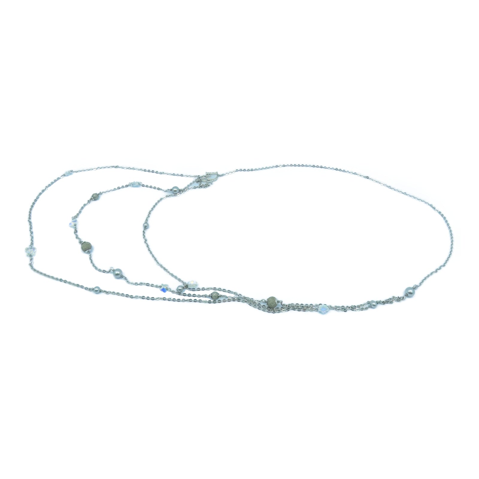 Dior 金屬Necklaces項鍊銀色