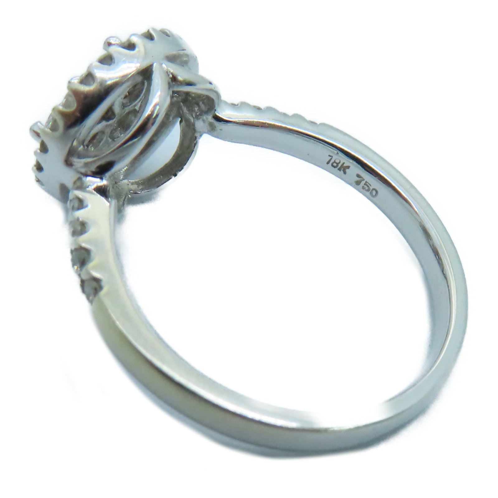 JEWELRY 18K白金Diamond Ring鑽石戒指 US#6.25