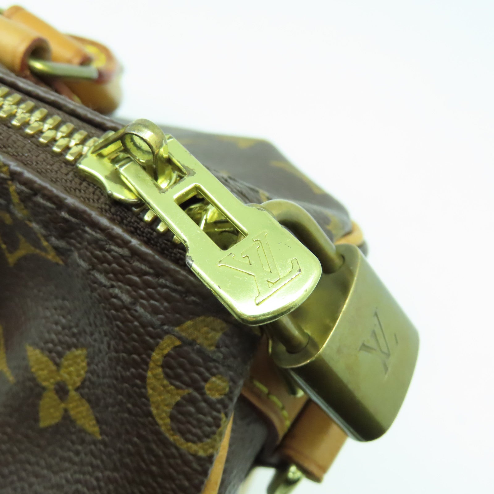 LOUIS VUITTON Monogram Speedy Bandouliere 25金扣手挽肩背兩用袋啡色