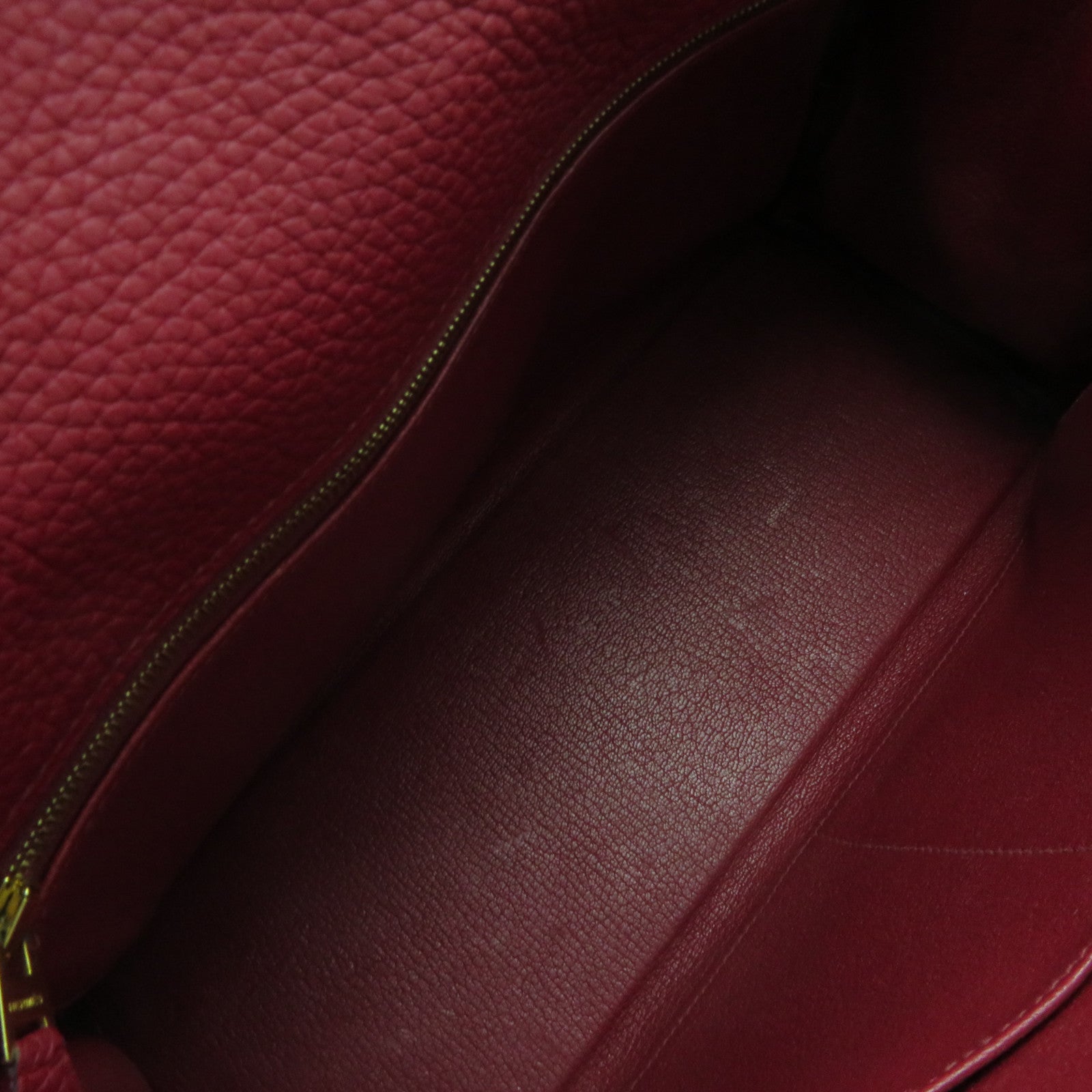 HERMES 【激減優惠】Togo皮革Kelly 32 2Way Hand Bag金扣手挽肩背兩用袋法拉利紅