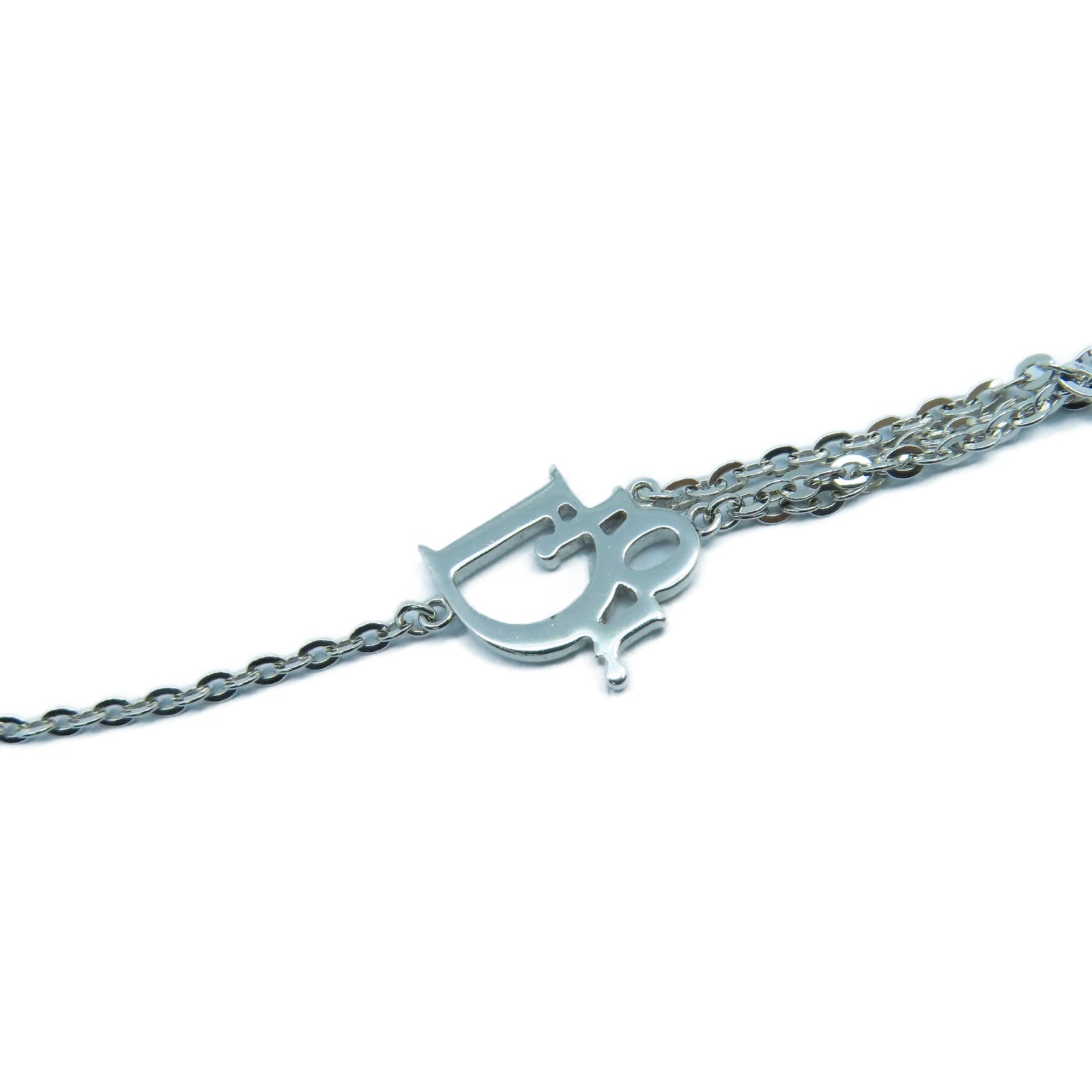 Dior 金屬Necklaces項鍊銀色