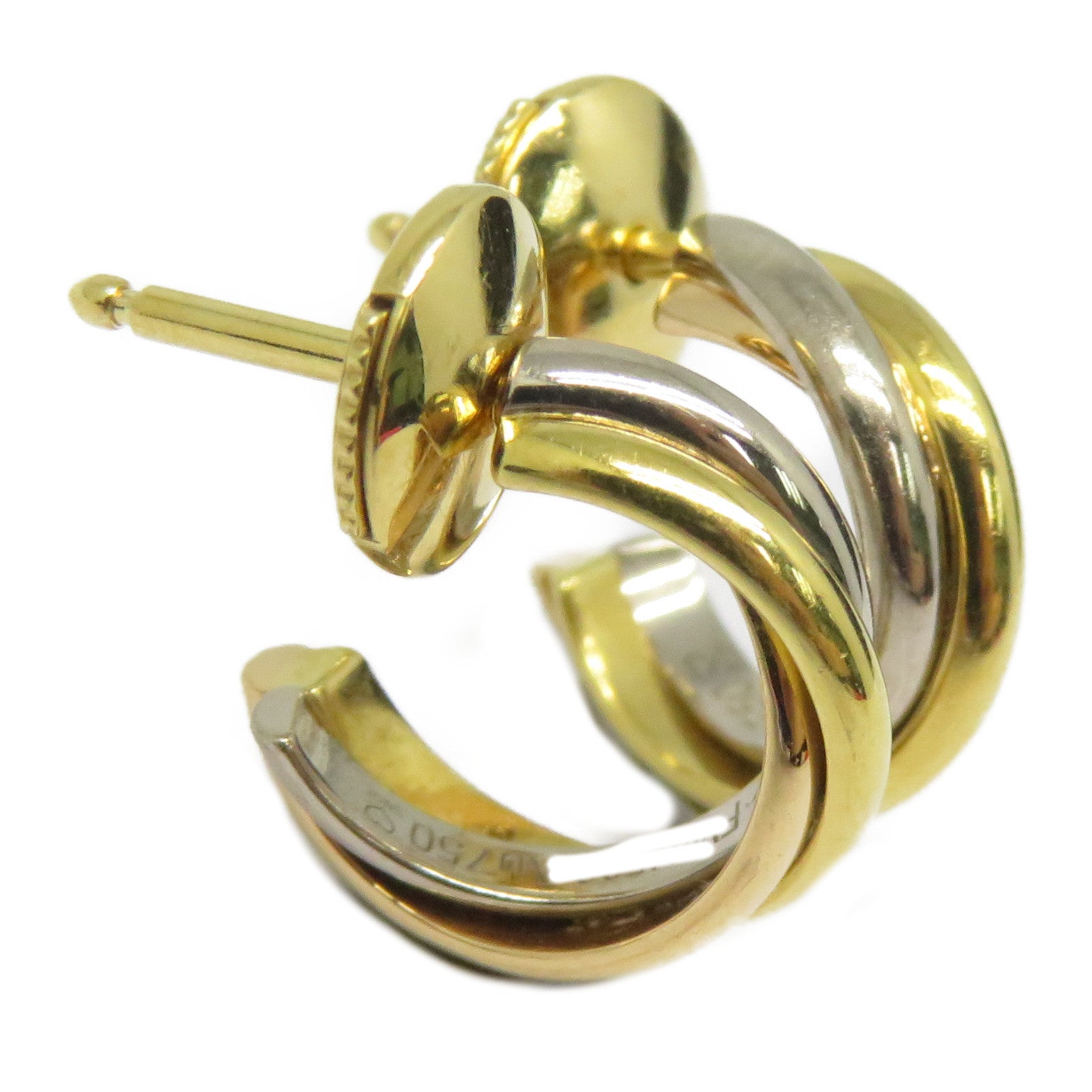CARTIER 18K黃金/白金Earrings耳環