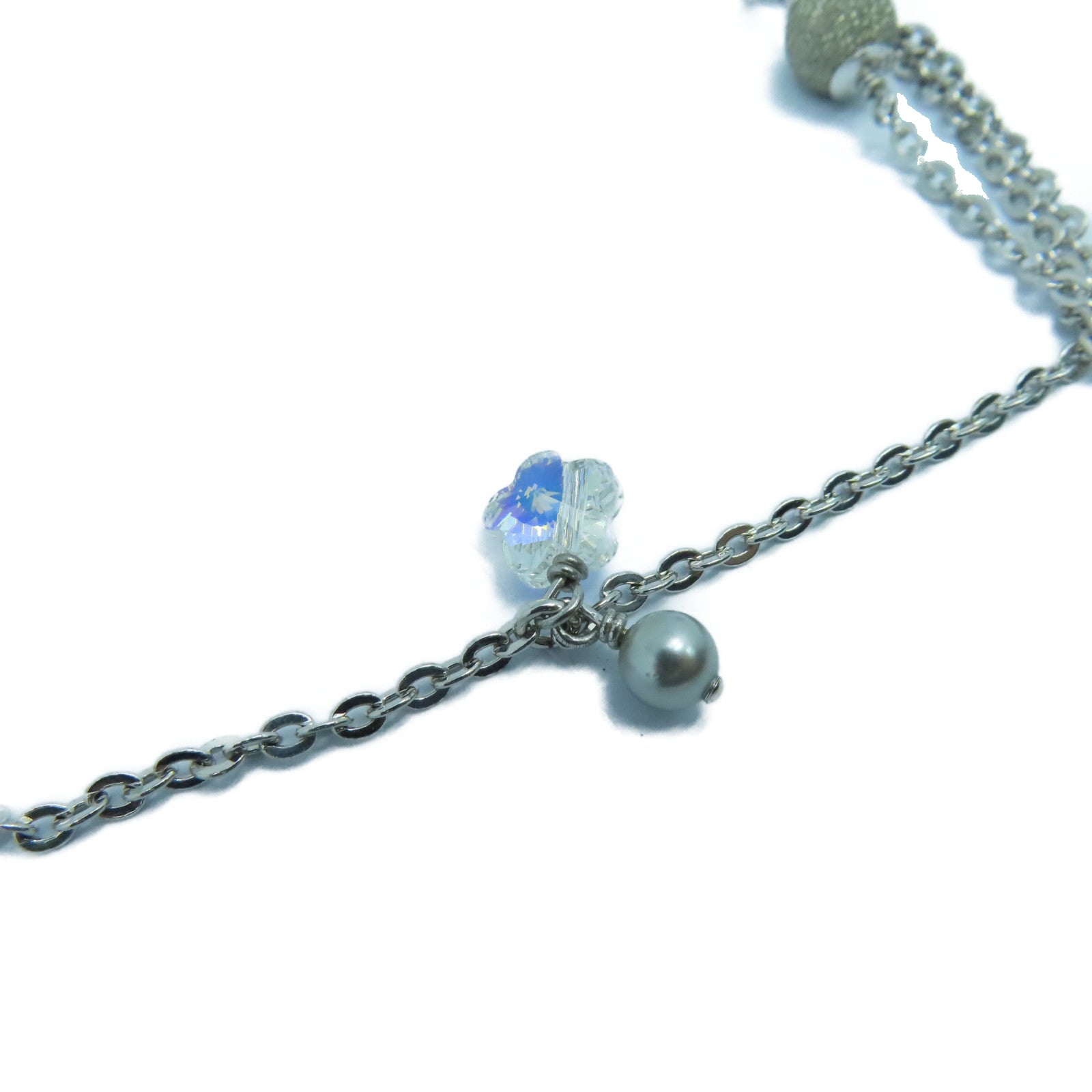 Dior 金屬Necklaces項鍊銀色