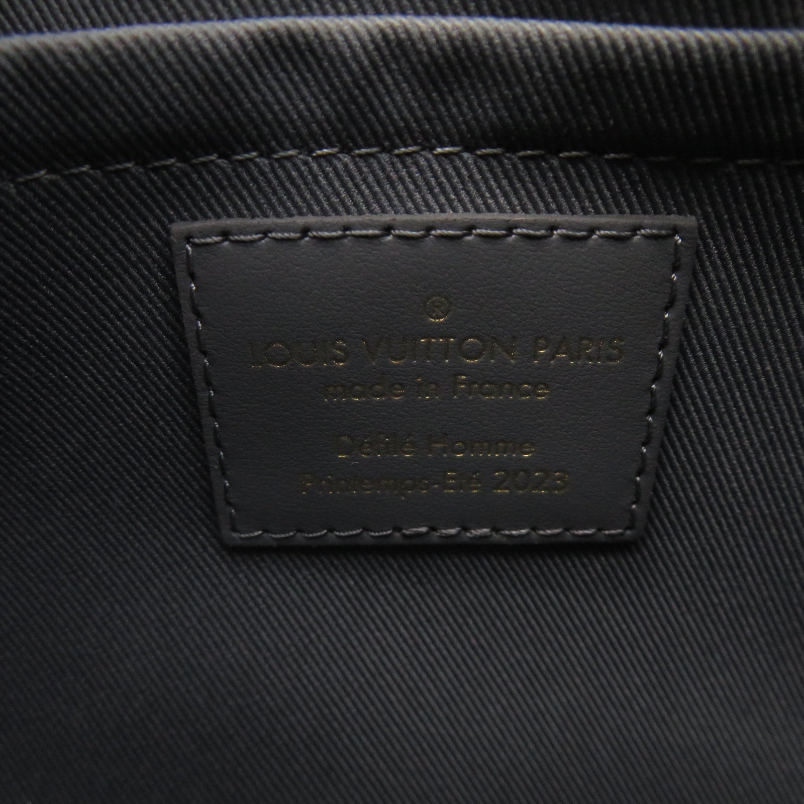 LOUIS VUITTON 牛皮皮革City Keepall Shoulder Bag肩背袋灰色