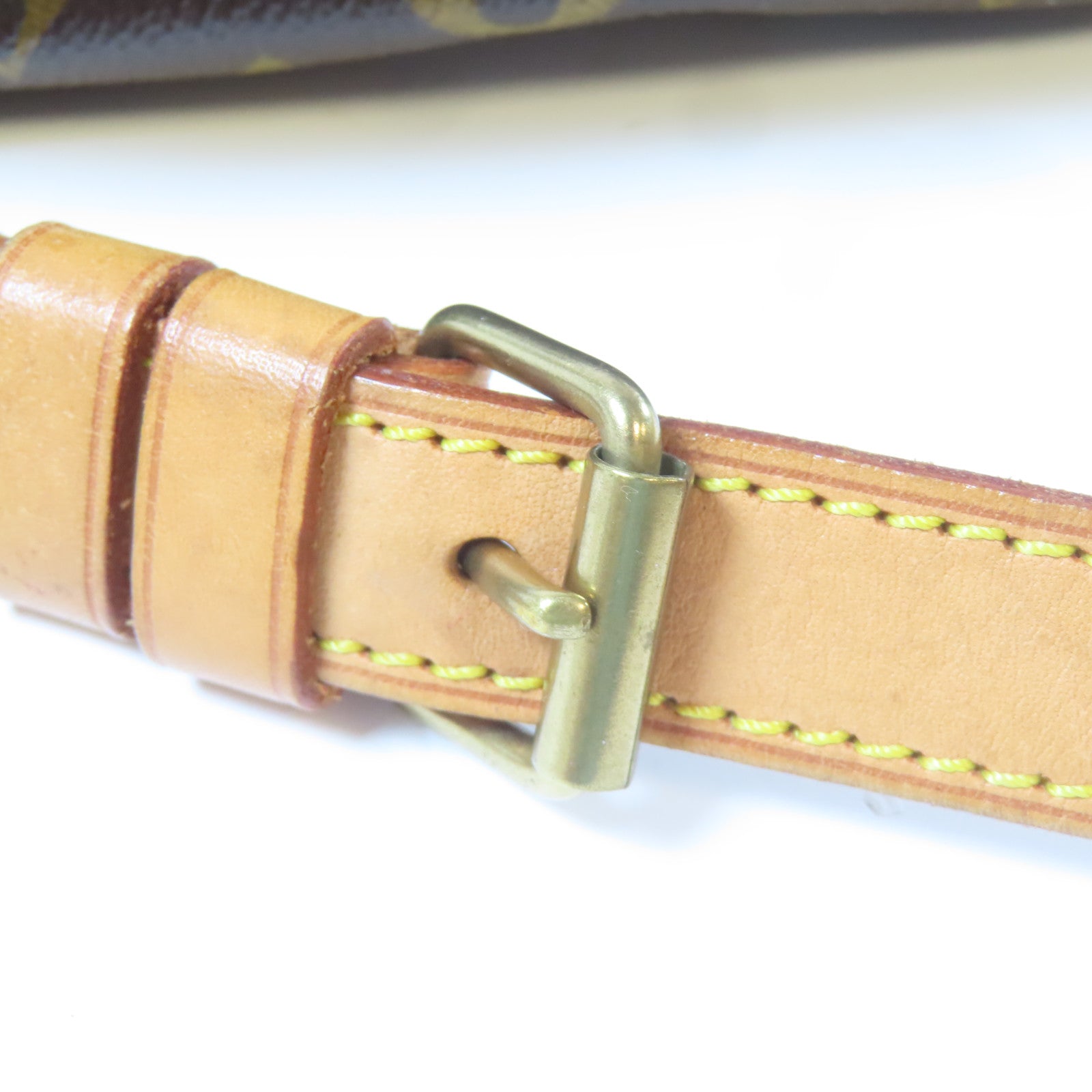 LOUIS VUITTON Monogram Saumur 30金扣肩背袋啡色