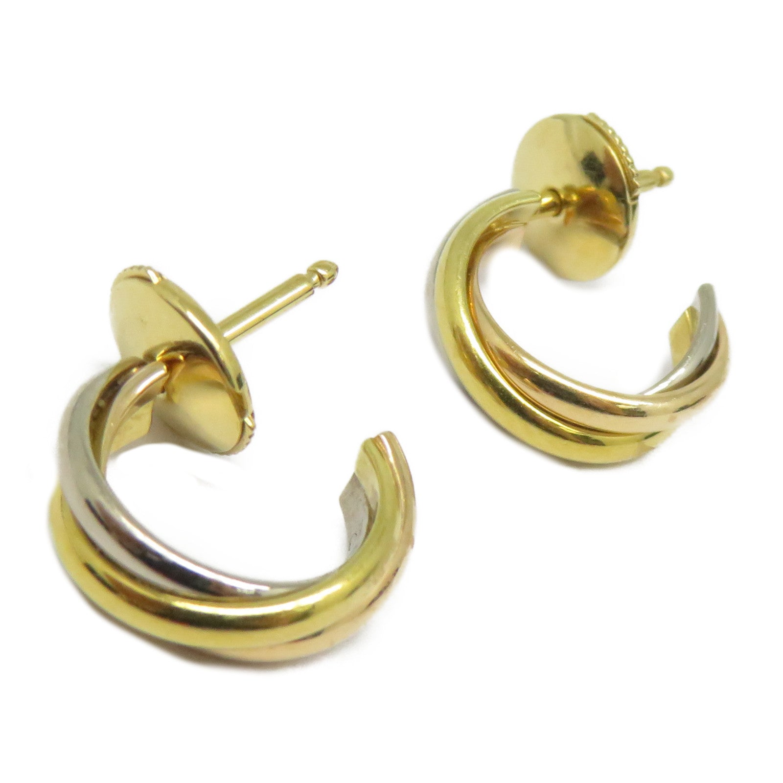 CARTIER 18K黃金/白金Earrings耳環