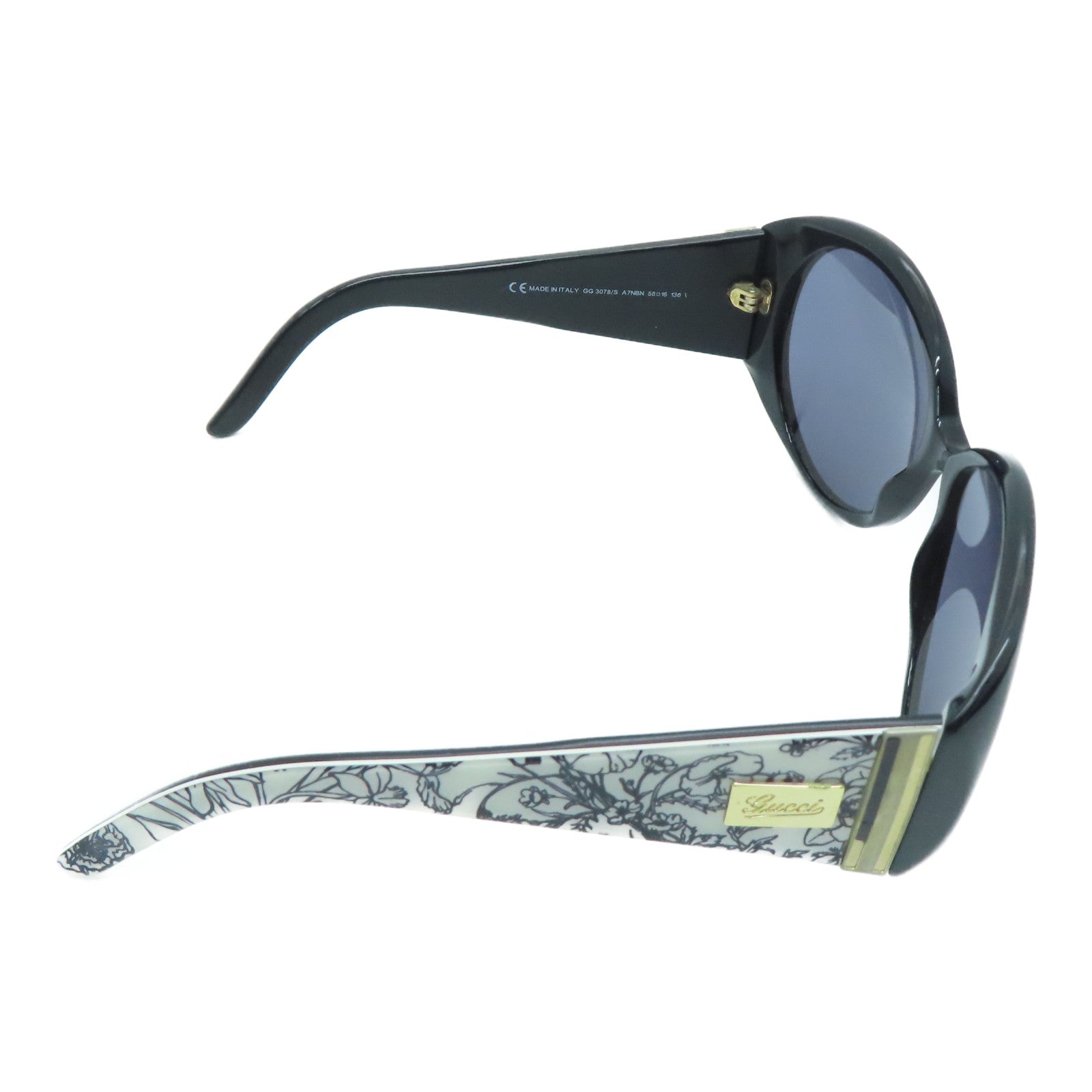 GUCCI 【激減優惠】PVC Sunglasses太陽眼鏡黑色/白色