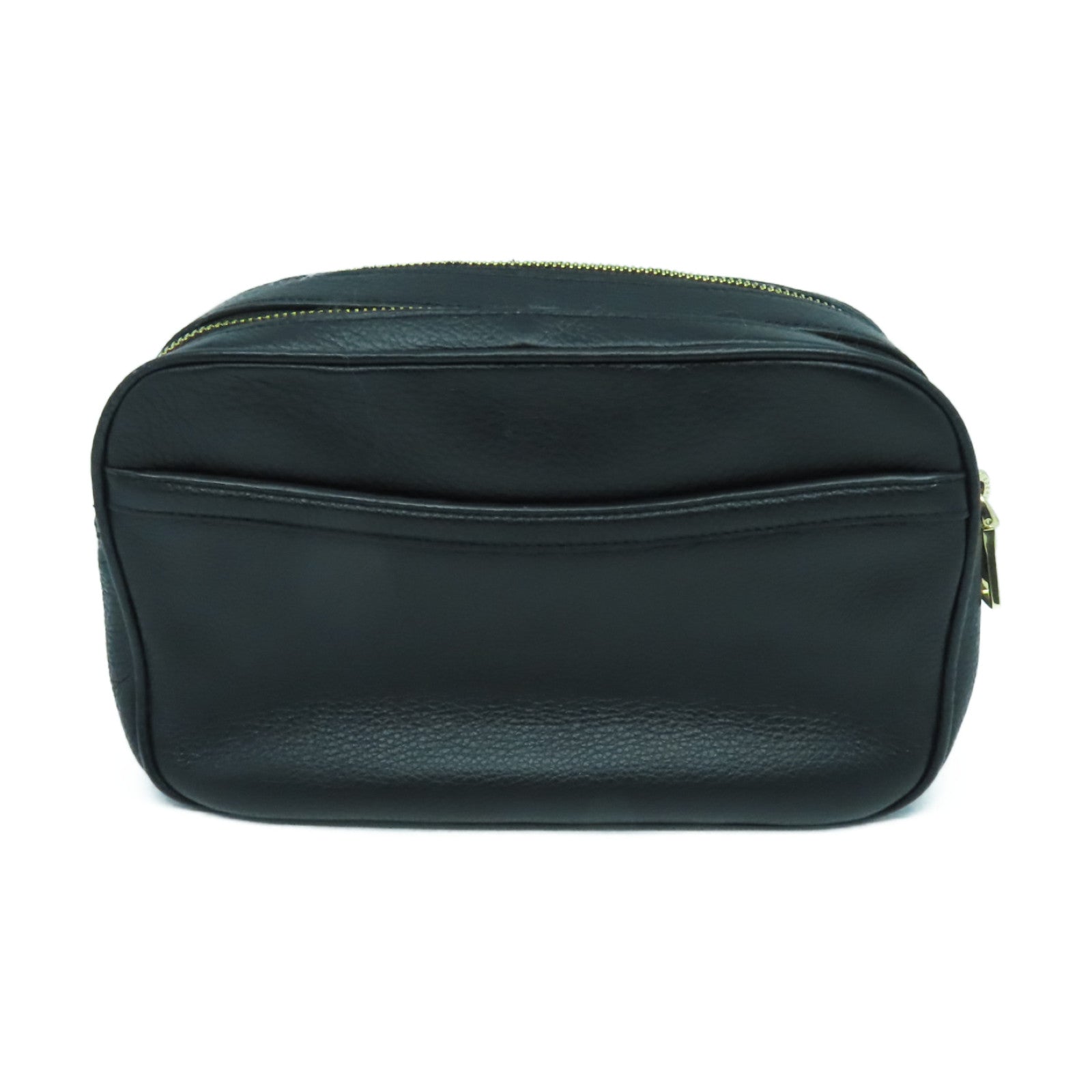 COACH 牛皮皮革Shoulder Bag金扣肩背袋黑色