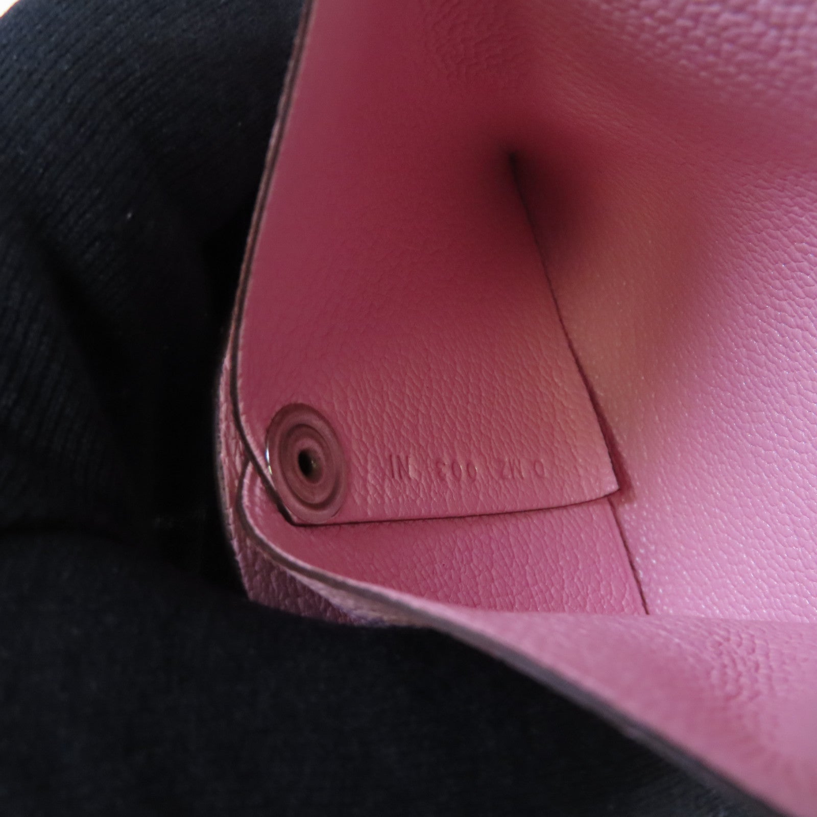 HERMES Chevre皮革Bastia Coin Case銀扣零錢包3Q Rose Sakura櫻花粉色