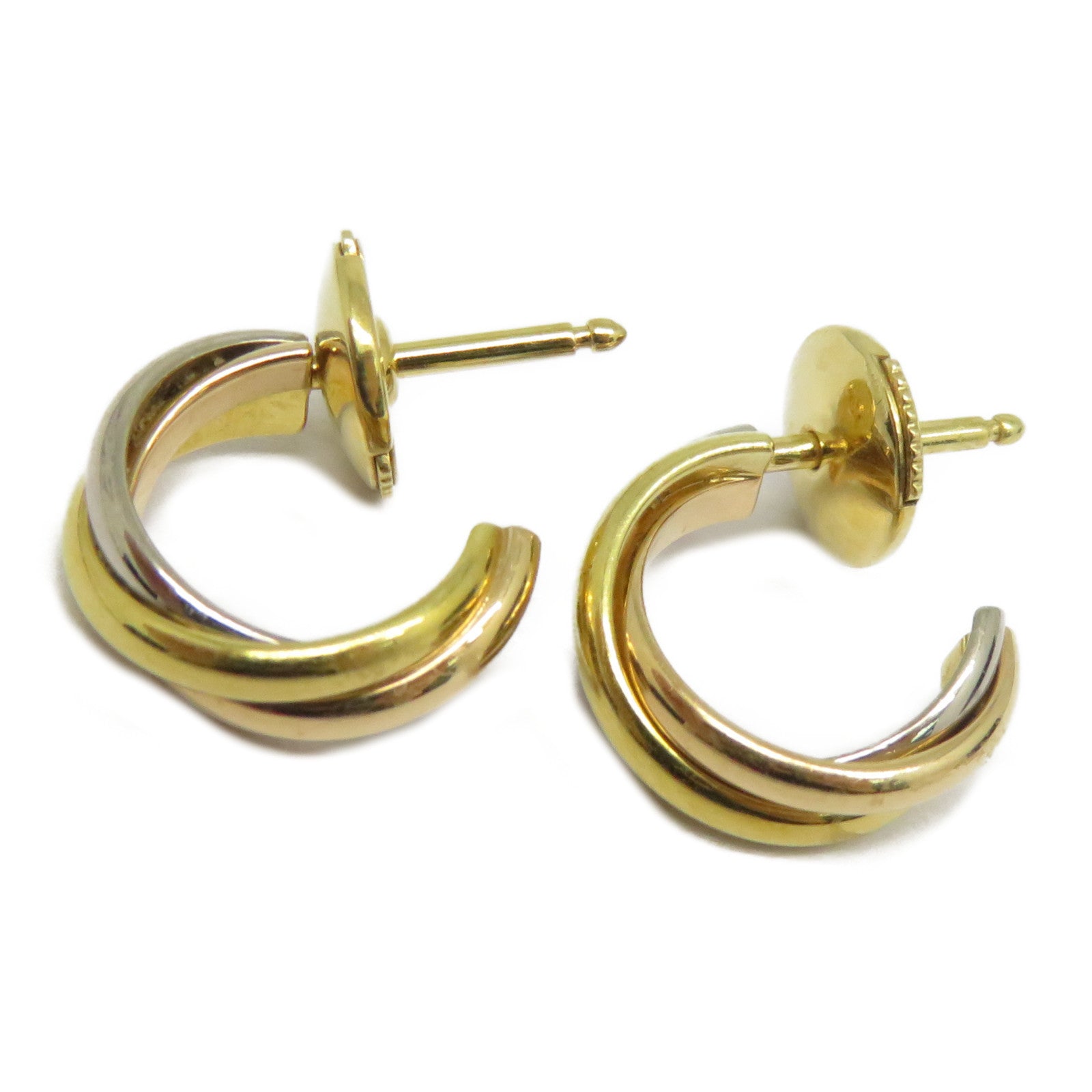 CARTIER 18K黃金/白金Earrings耳環