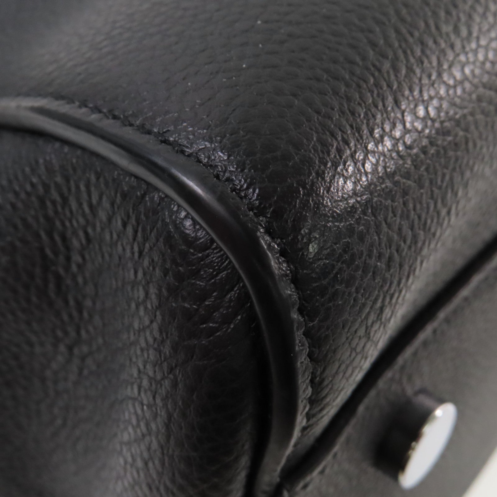SAINT LAURENT 牛皮皮革Cabas Rive Gauche Bag手挽肩背兩用袋黑色