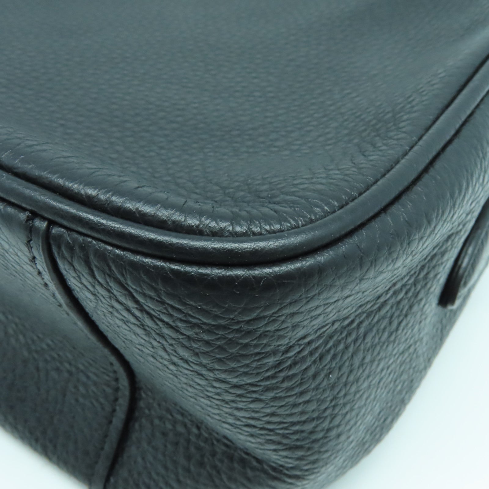 COACH 牛皮皮革Shoulder Bag金扣肩背袋黑色